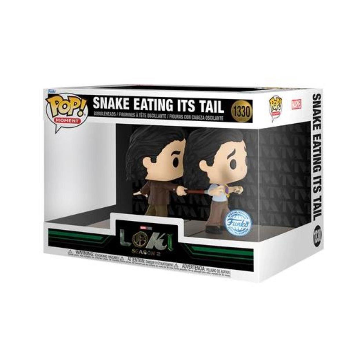 Funko Pop! Moment Marvel: Loki Season 2 - Snake Eating It's Tail (Special Edition) #1330 Bobble-Head Vinyl Figures Funko Pop! Moment Marvel: Loki Season 2 - Snake Eating It's Tail (Special Edition) #1330 Bobble-Head Vinyl Figures