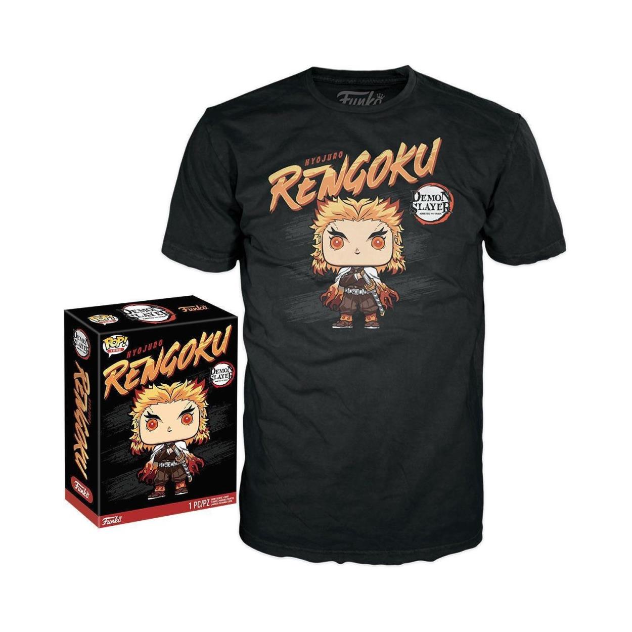 Funko Boxed Tee: Demon Slayer - Rengoku (S) Funko Boxed Tee: Demon Slayer - Rengoku (S)