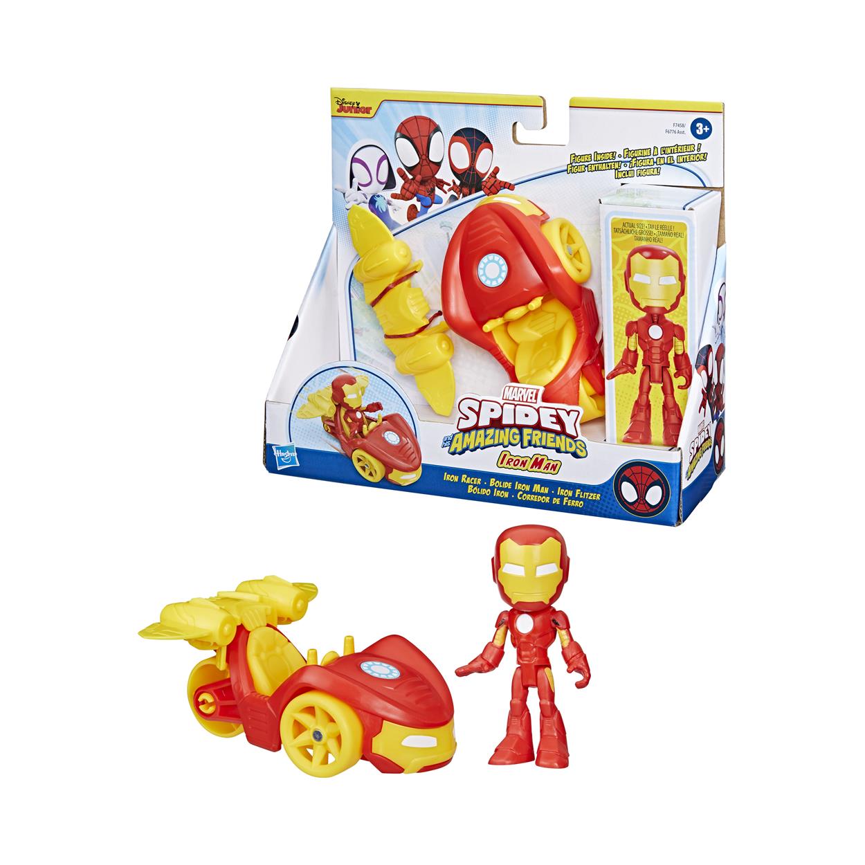 Hasbro Marvel: Spidey and his Amazing Friends - Iron Man & Iron Racer (F7458) Hasbro Marvel: Spidey and his Amazing Friends - Iron Man & Iron Racer (F7458)