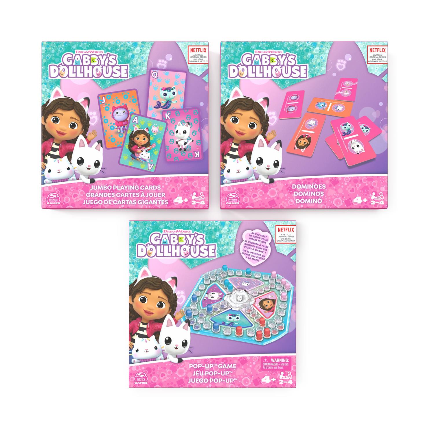 Spin Master Gabby's Dollhouse: 3Pack Games Bundle (6066779) Spin Master Gabby's Dollhouse: 3Pack Games Bundle (6066779)