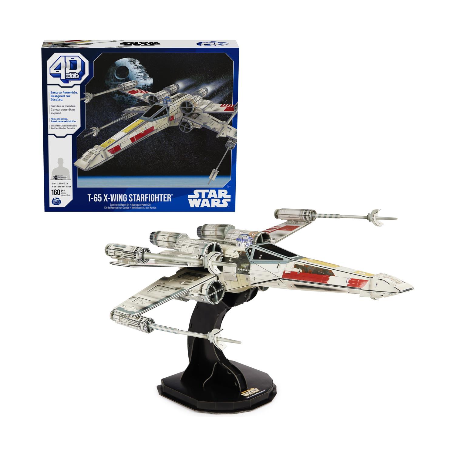 Spin Master Disney: Star Wars 4D Build - T-65 X-Wing Starfighter 3D Cardstock Model Kit (6069813) Spin Master Disney: Star Wars 4D Build - T-65 X-Wing Starfighter 3D Cardstock Model Kit (6069813)