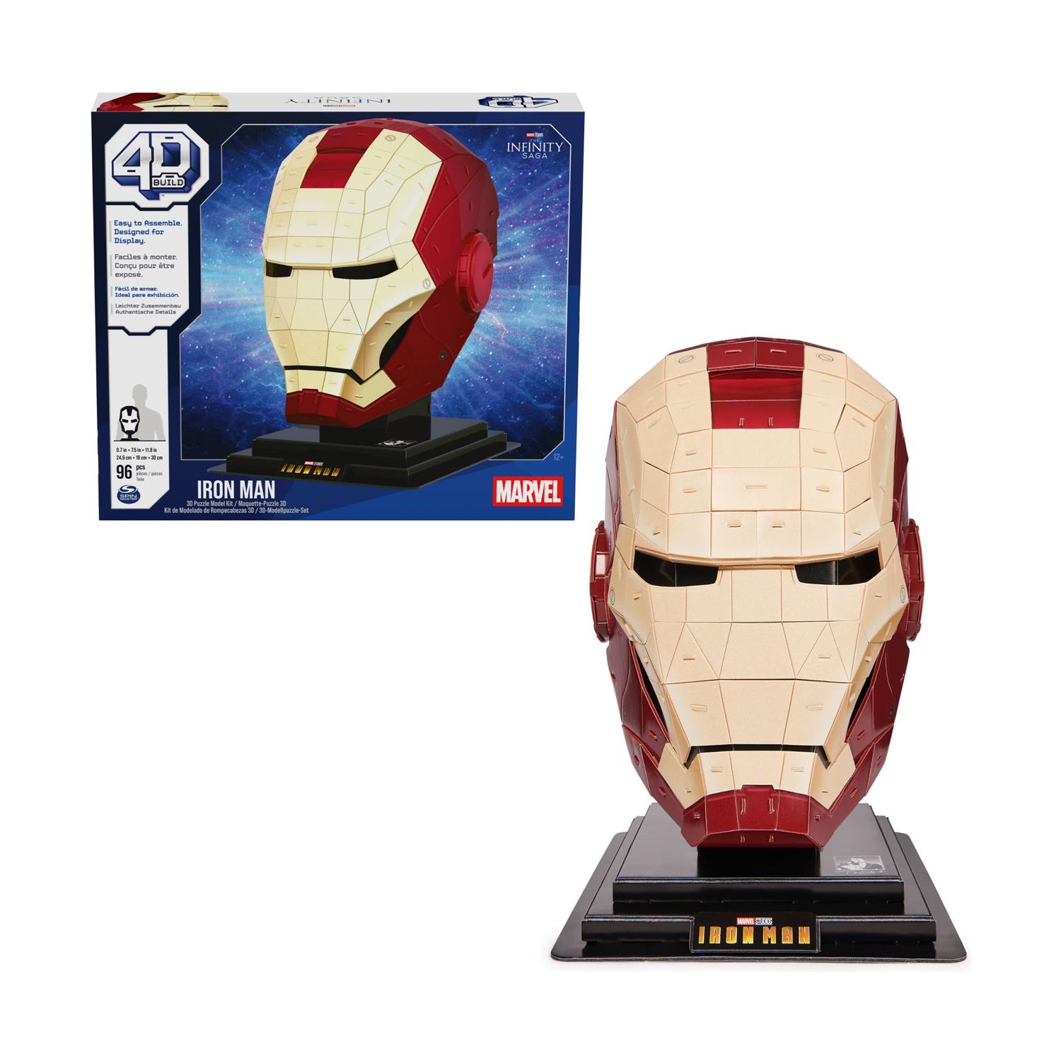 Spin Master Marvel The Infinity Saga 4D Build - Iron Man Helmet 3D Puzzle Model Kit (6069819) Spin Master Marvel The Infinity Saga 4D Build - Iron Man Helmet 3D Puzzle Model Kit (6069819)