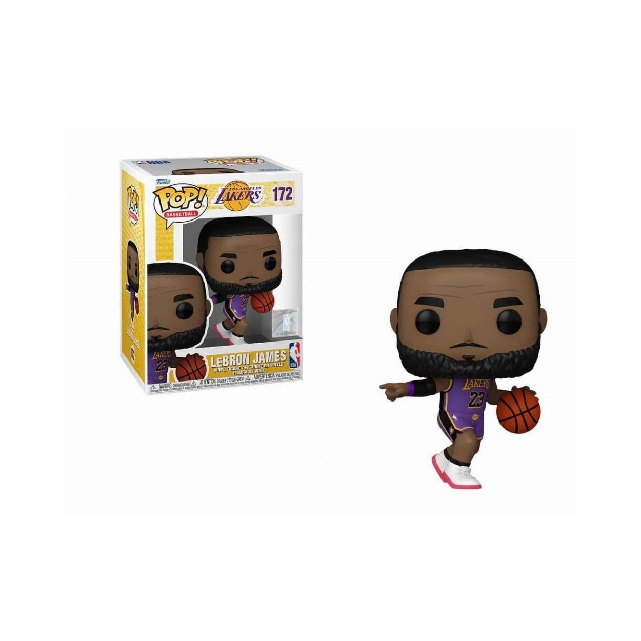 Funko Pop! Basketball: NBA Los Angeles Lakers - LeBron James #172 Vinyl Figure Funko Pop! Basketball: NBA Los Angeles Lakers - LeBron James #172 Vinyl Figure