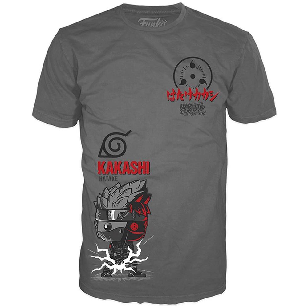 Funko Pop! Tee: Naruto - Kakashi Split (M) Funko Pop! Tee: Naruto - Kakashi Split (M)