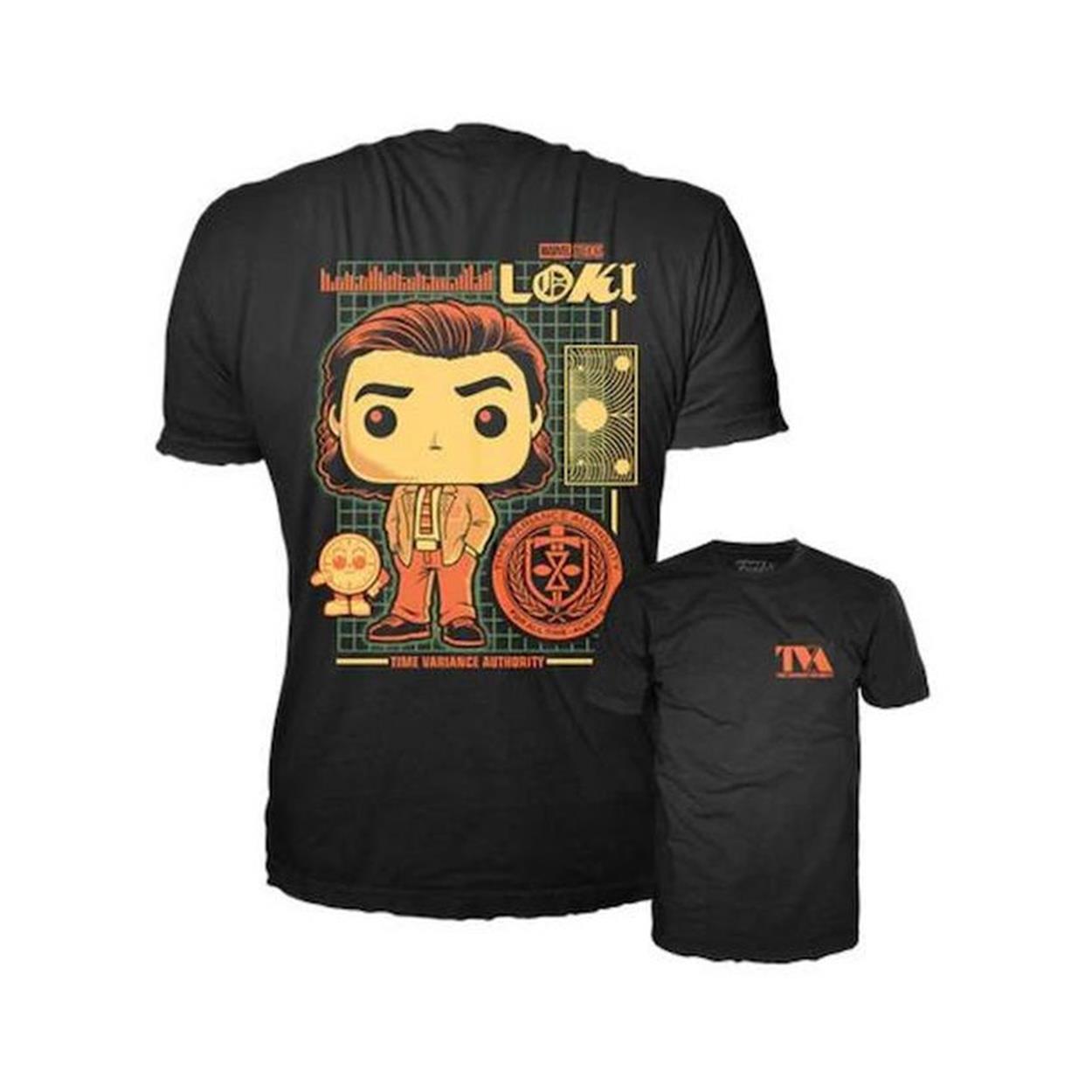 Funko Pop! Tee: Marvel - Loki TVA (L) Funko Pop! Tee: Marvel - Loki TVA (L)