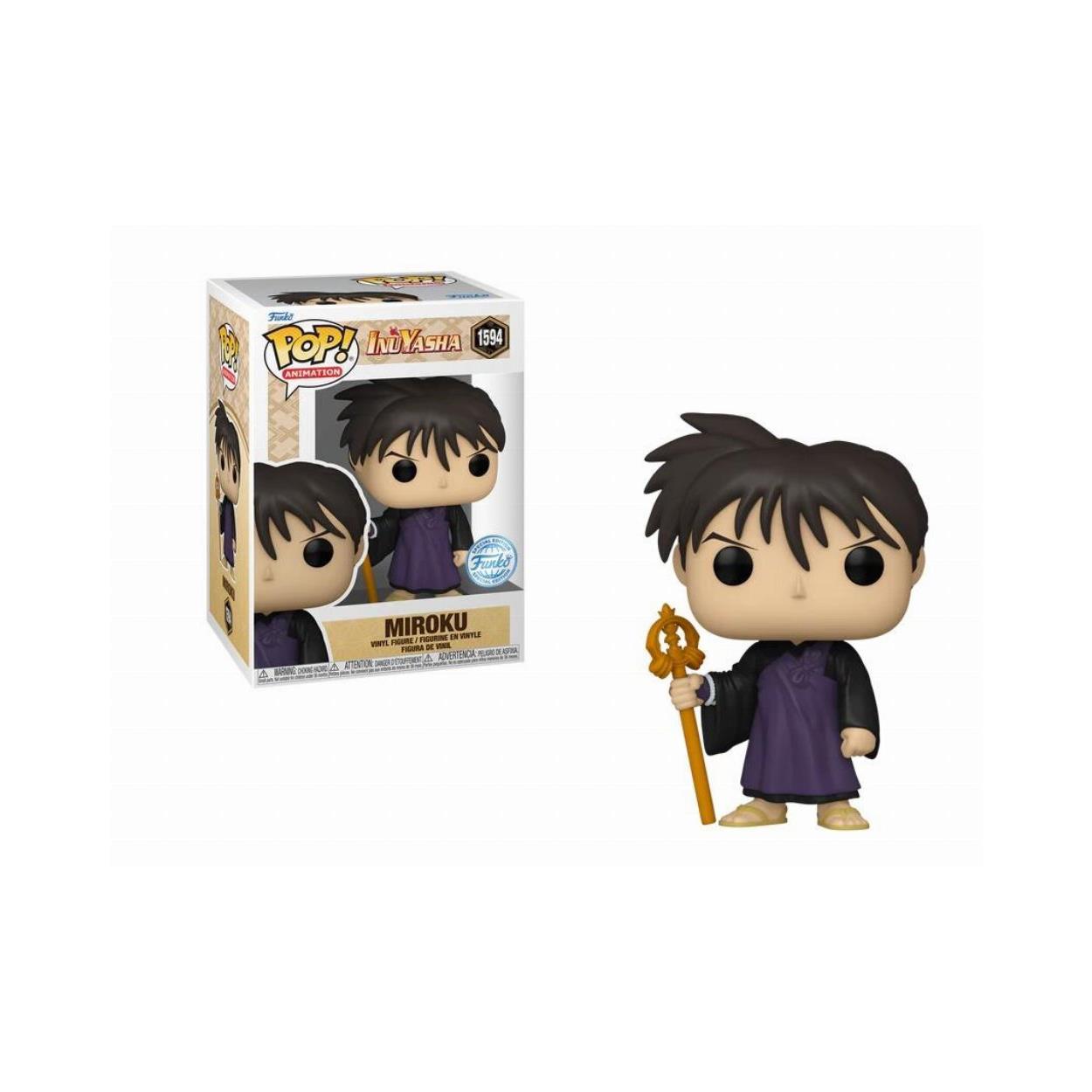 Funko Pop! Animation: Inuyasha - Miroku (Special Edition) #1594 Vinyl Figure Funko Pop! Animation: Inuyasha - Miroku (Special Edition) #1594 Vinyl Figure