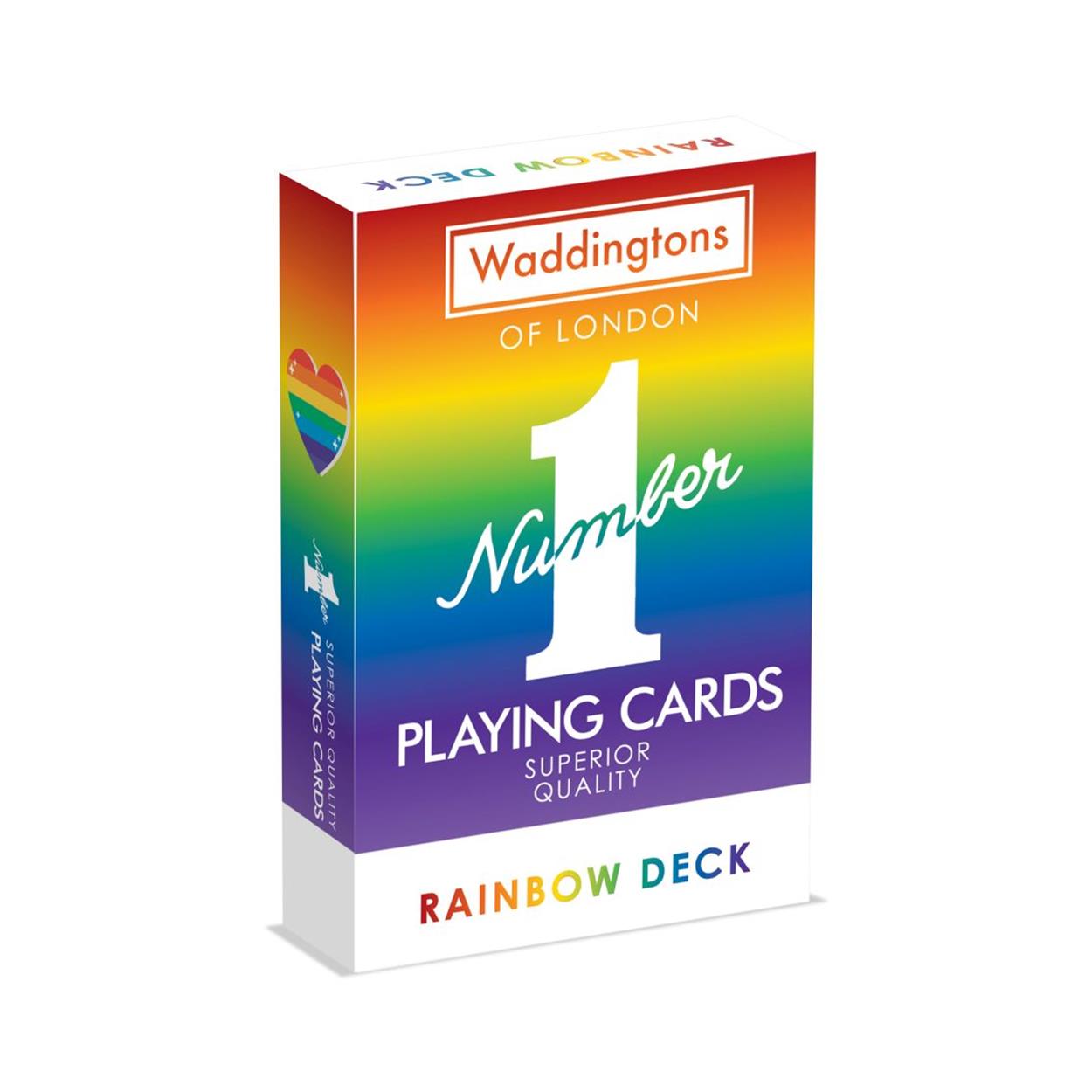 Winning Moves: Waddingtons No.1 - Rainbow Playing Cards (WM00756-EN1) Winning Moves: Waddingtons No.1 - Rainbow Playing Cards (WM00756-EN1)