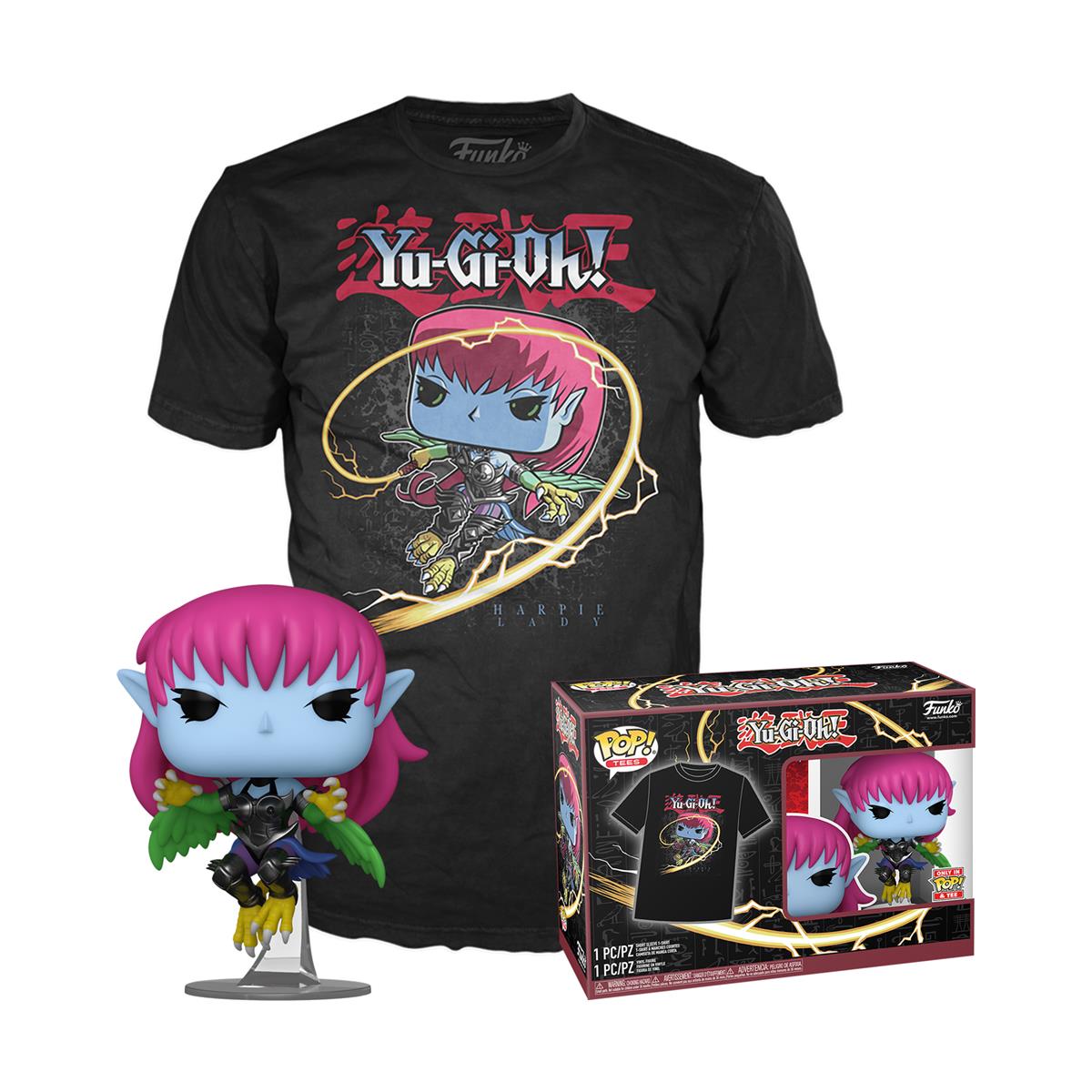 Funko Pop! & Tee (Adult): Yu-Gi-Oh! - Harpie Lady (Black) Vinyl Figure & T-Shirt (M) Funko Pop! & Tee (Adult): Yu-Gi-Oh! - Harpie Lady (Black) Vinyl Figure & T-Shirt (M)