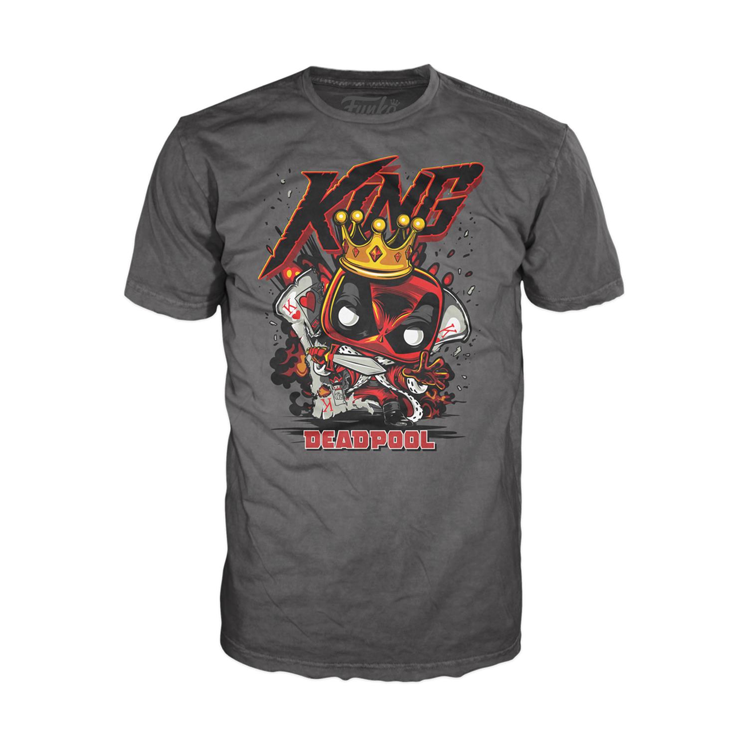 Funko Pop! Tee (Adult): Deadpool - King Deadpool T-Shirt (XL) Funko Pop! Tee (Adult): Deadpool - King Deadpool T-Shirt (XL)