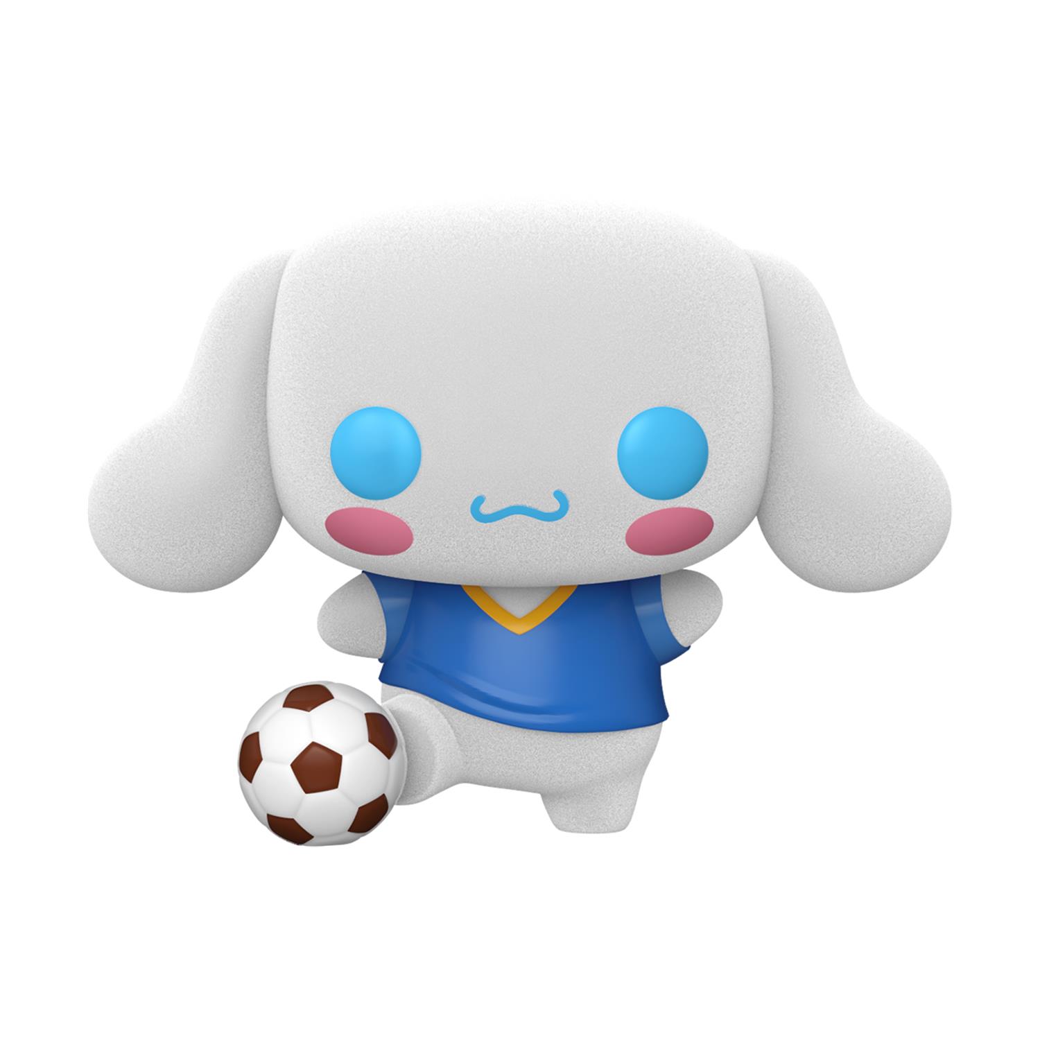 Funko Pop! Sanrio: Cinnamoroll - Cinnamoroll with Soccer Ball (Flocked) (Special Edition) #86 Vinyl Figure Funko Pop! Sanrio: Cinnamoroll - Cinnamoroll with Soccer Ball (Flocked) (Special Edition) #86 Vinyl Figure