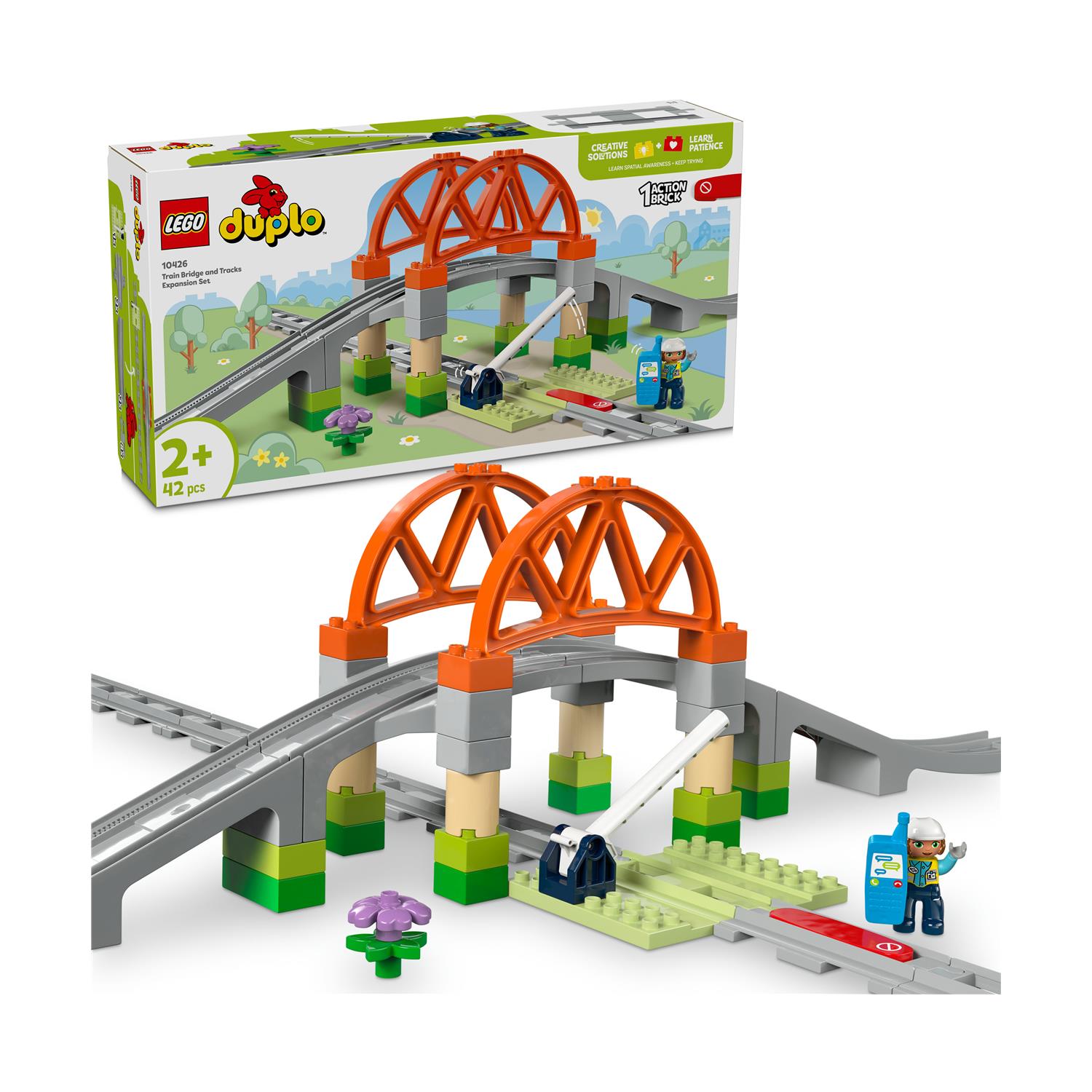 LEGO DUPLO Town: Train Bridge and Tracks Expansion Set (10426) LEGO DUPLO Town: Train Bridge and Tracks Expansion Set (10426)