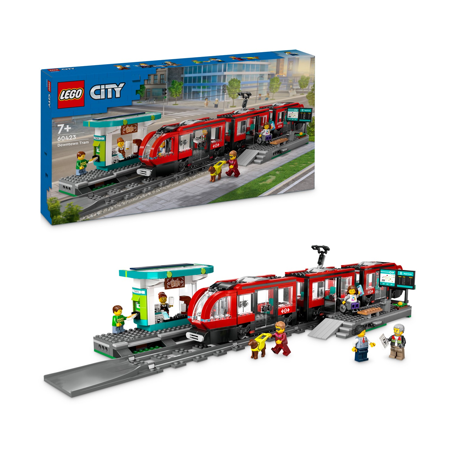 LEGO City Downtown: Streetcar and Station (60423) LEGO City Downtown: Streetcar and Station (60423)