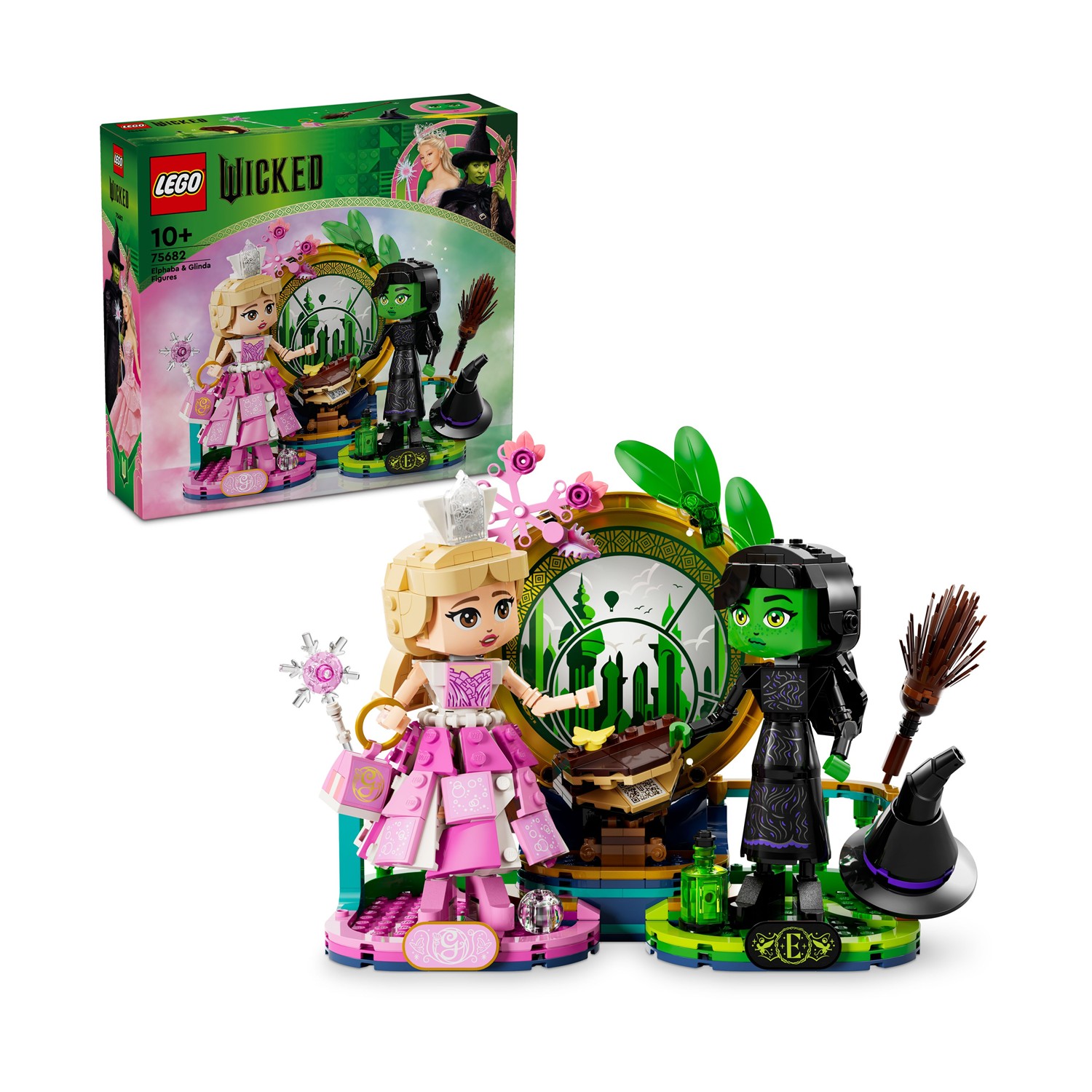 LEGO Wicked: Elphaba & Glinda Figures (75682) LEGO Wicked: Elphaba & Glinda Figures (75682)