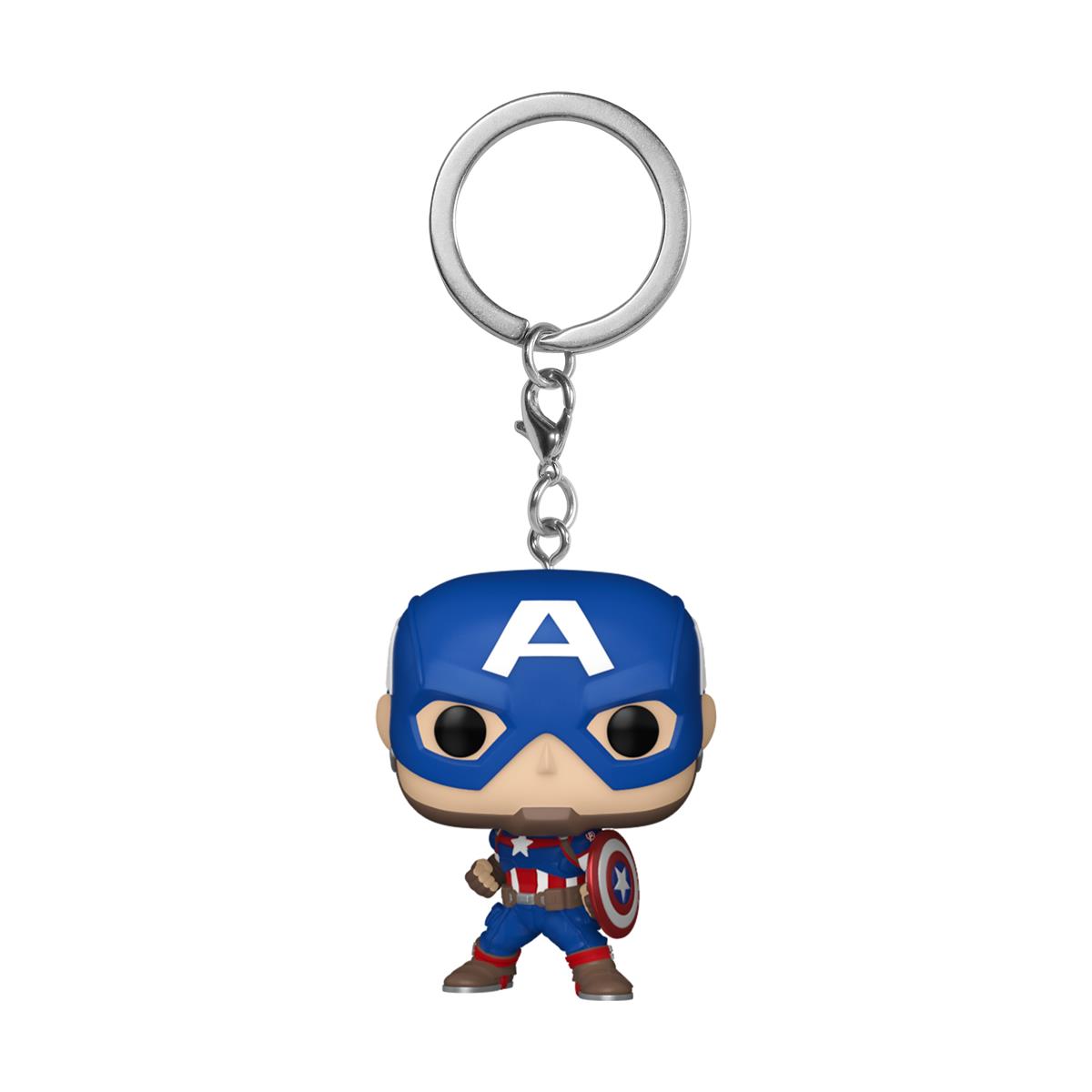 Funko Pocket Pop: Marvel New Classics - Captain America Vinyl Figure Keychain Funko Pocket Pop: Marvel New Classics - Captain America Vinyl Figure Keychain