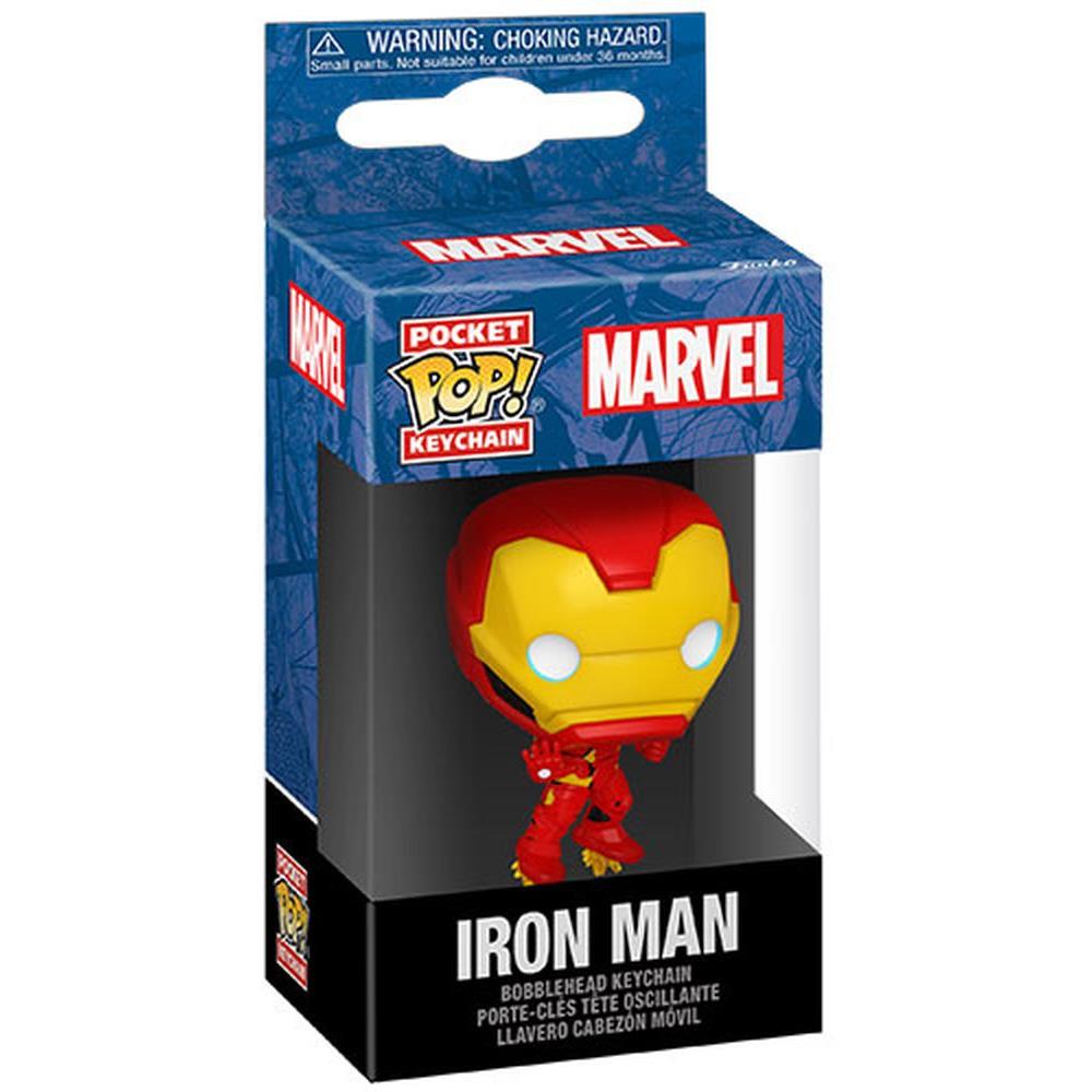 Funko Pocket Pop! Marvel: Iron Man (New Classics) Bobble-Head Vinyl Figure Keychain Funko Pocket Pop! Marvel: Iron Man (New Classics) Bobble-Head Vinyl Figure Keychain