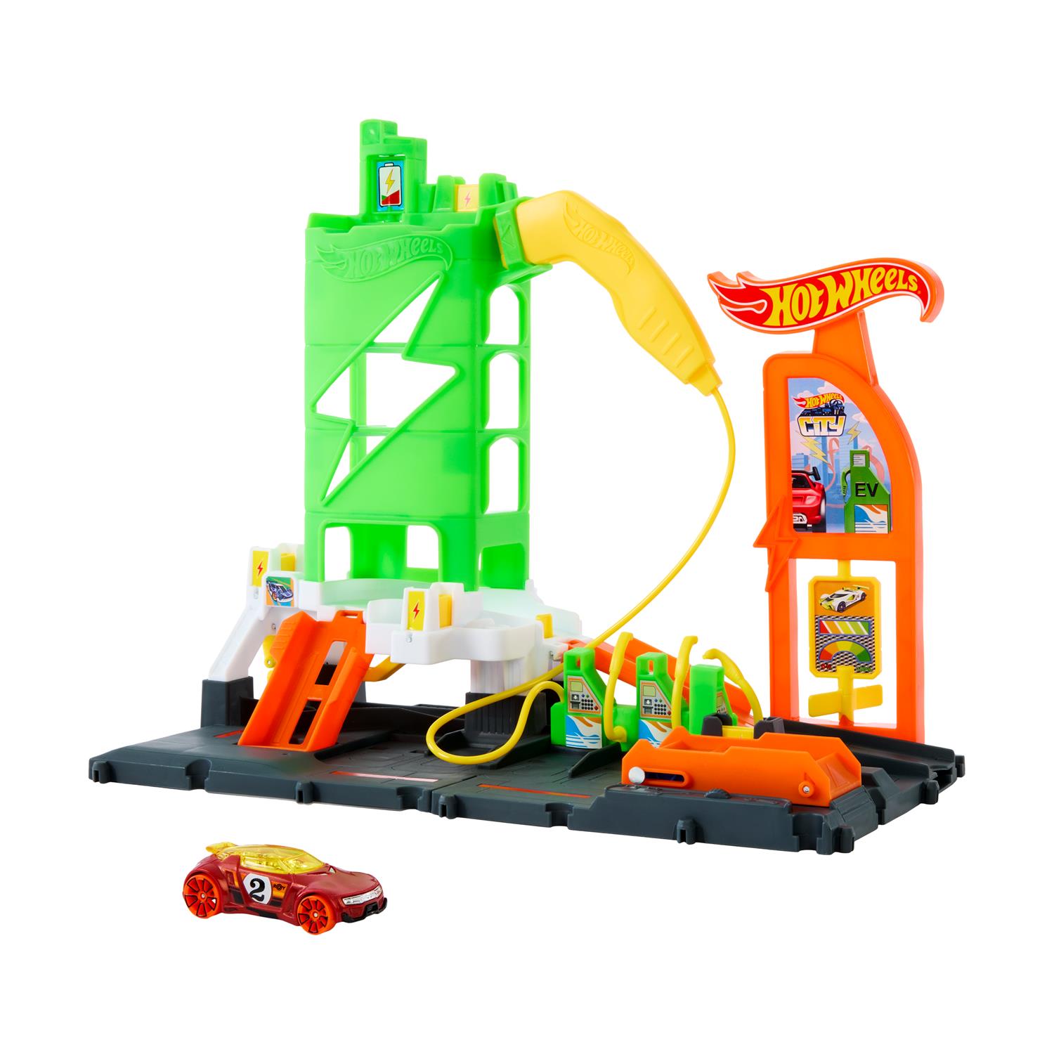 Mattel Hot Wheels City: Super Recharge Fuel Station - Playset (HTN79) Mattel Hot Wheels City: Super Recharge Fuel Station - Playset (HTN79)