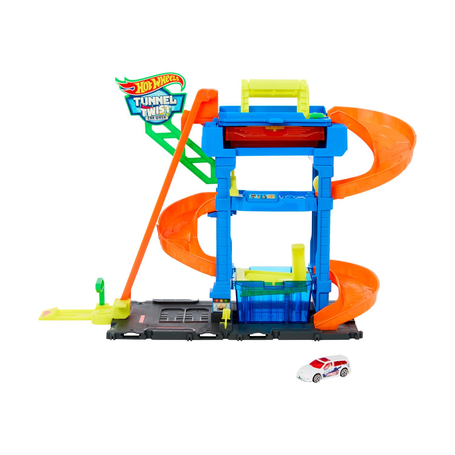 Mattel Hot Wheels City: Color Shifters - Tunnel Twist Car Wash Playset (HTN80) Mattel Hot Wheels City: Color Shifters - Tunnel Twist Car Wash Playset (HTN80)