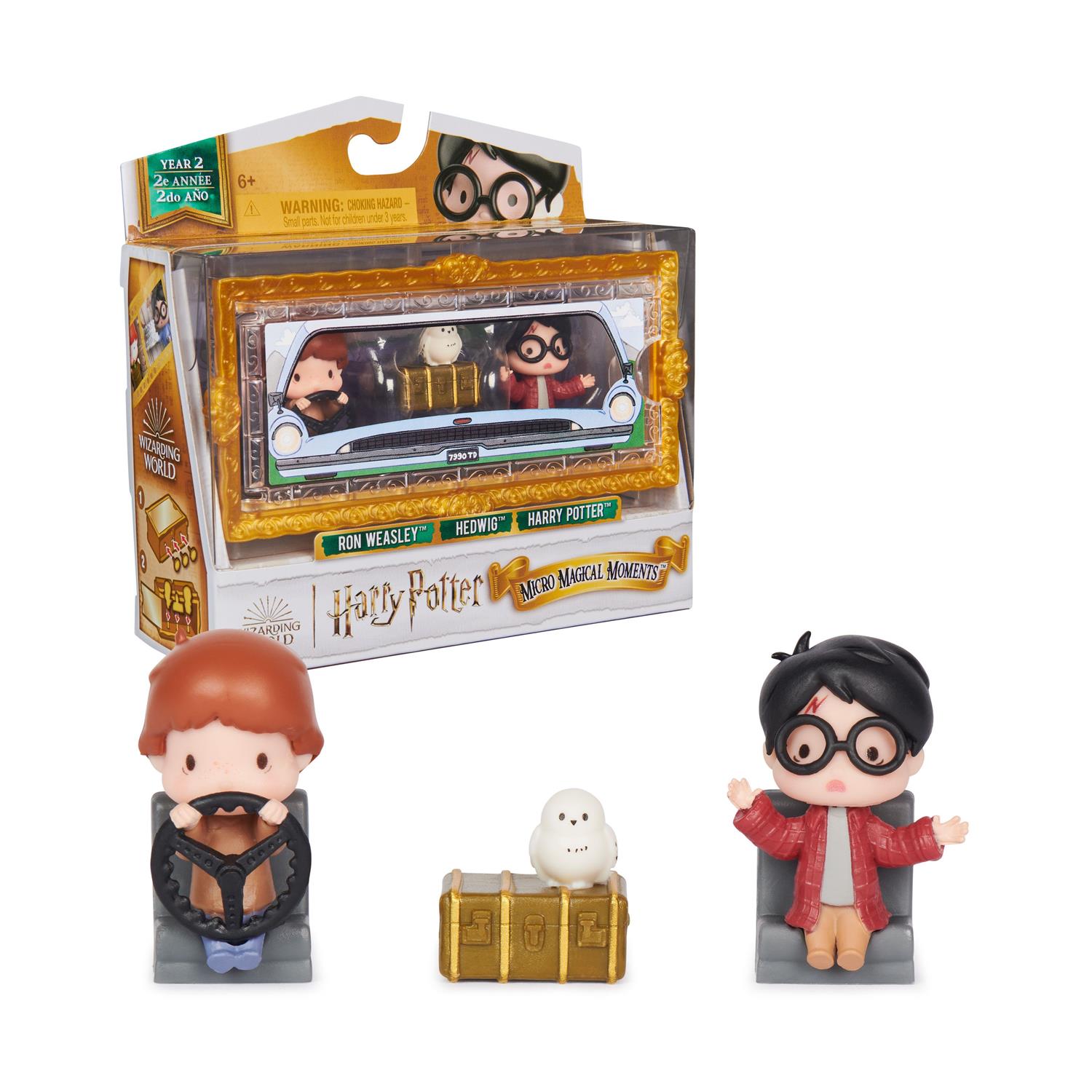 Spin Master Harry Potter: Micro Magical Moments - Ron Weasly/Hedwig/Harry Potter Mini Figures 3Pack (6068612) Spin Master Harry Potter: Micro Magical Moments - Ron Weasly/Hedwig/Harry Potter Mini Figures 3Pack (6068612)