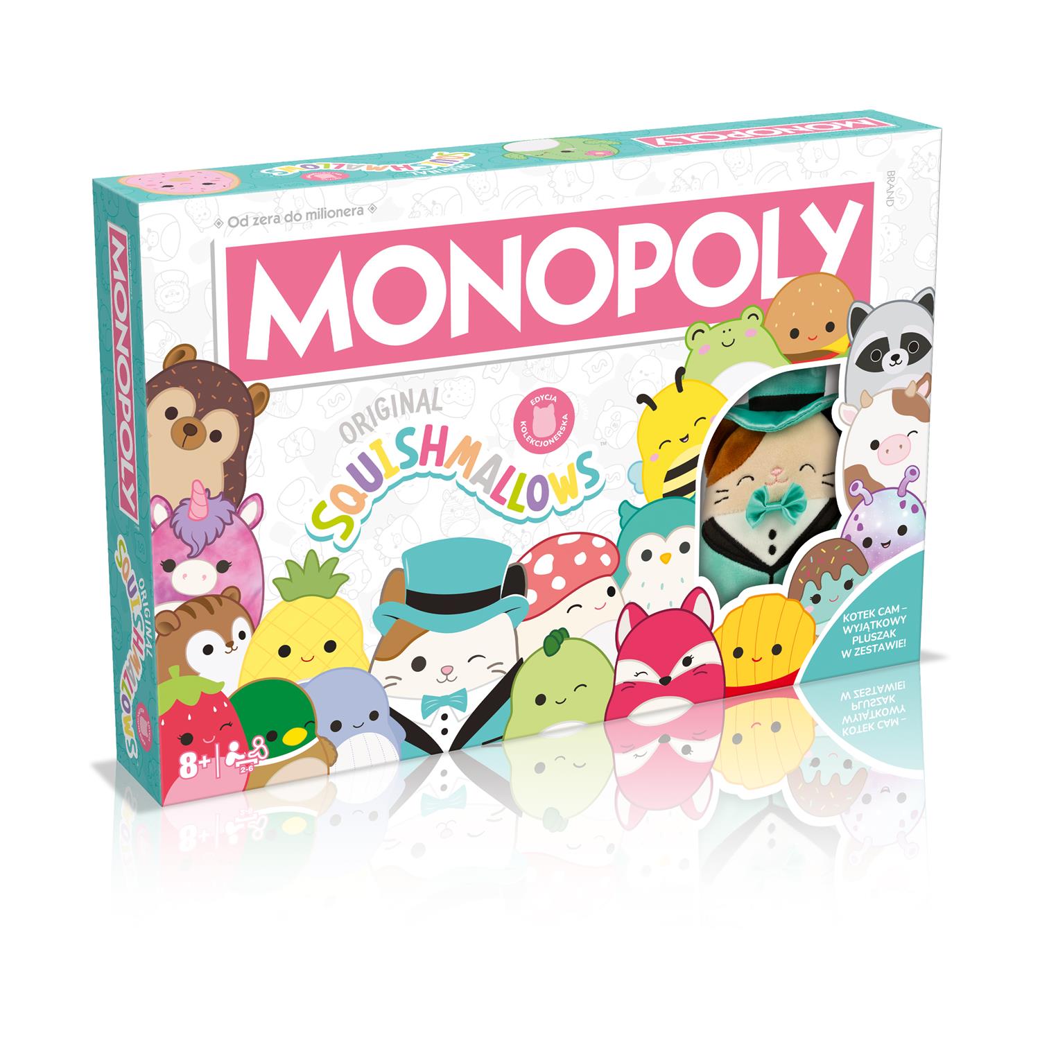 Winning Moves Monopoly: Squishmallows Board Game (Collector's Edition) (English Language) (WM04179-EN1-6) Winning Moves Monopoly: Squishmallows Board Game (Collector's Edition) (English Language) (WM04179-EN1-6)