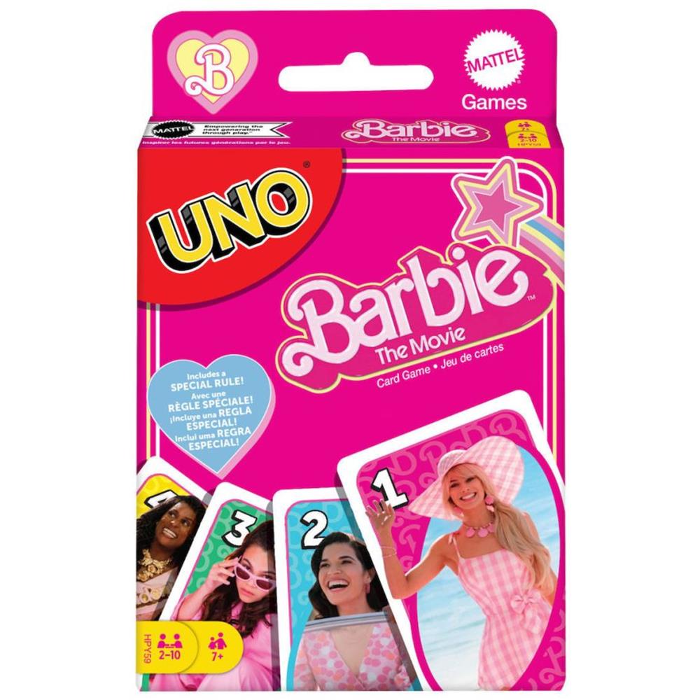 Mattel Uno: Barbie Movie - 4Lb (HPY59) Mattel Uno: Barbie Movie - 4Lb (HPY59)