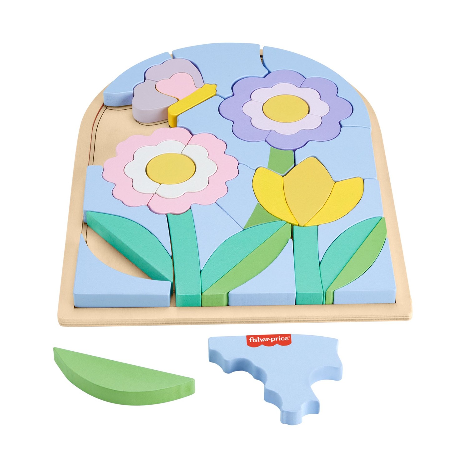 Fisher-Price: Wooden Flower Puzzle Blocks (HXT97) Fisher-Price: Wooden Flower Puzzle Blocks (HXT97)