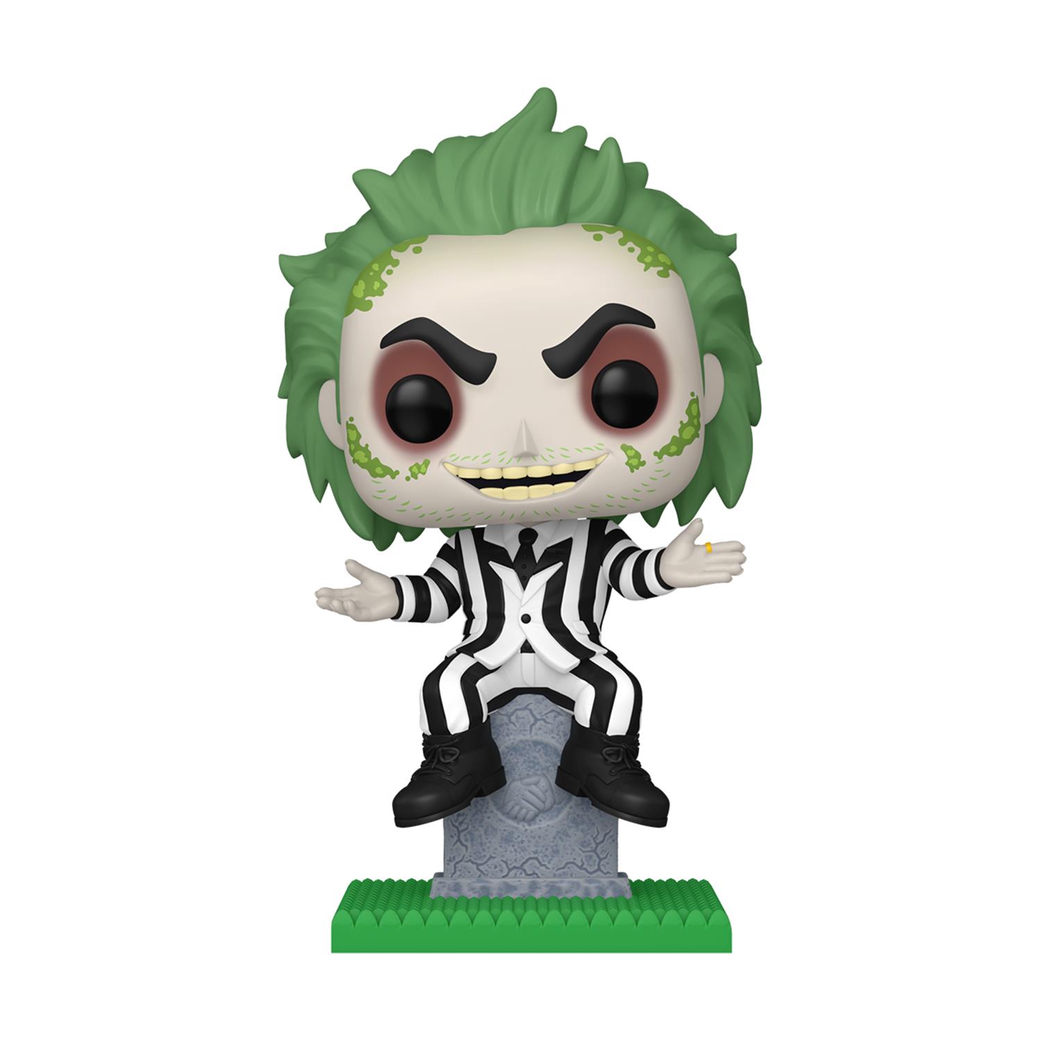 Funko Pop! Plus: Beetlejuice - Beetlejuice on Tombstone #1757 Vinyl Figure Funko Pop! Plus: Beetlejuice - Beetlejuice on Tombstone #1757 Vinyl Figure