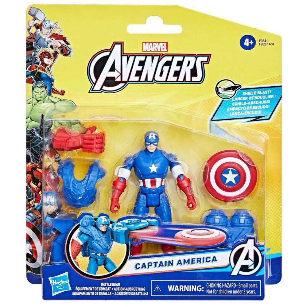 Hasbro Marvel: Avengers Battle Gear - Captain America Action Figure (F9341)* Hasbro Marvel: Avengers Battle Gear - Captain America Action Figure (F9341)*