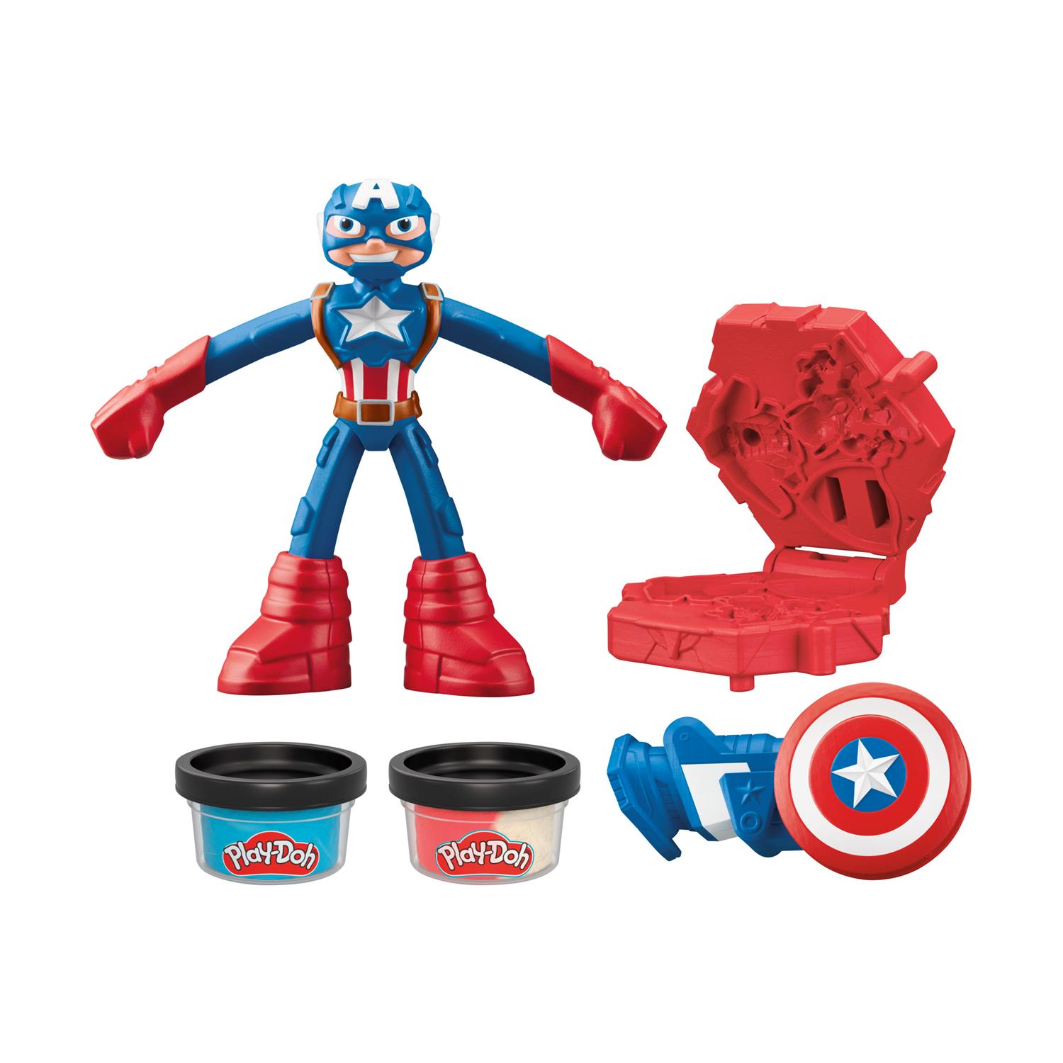Hasbro Play-Doh Marvel: Captain America - Stamping Shield (G0056) Hasbro Play-Doh Marvel: Captain America - Stamping Shield (G0056)