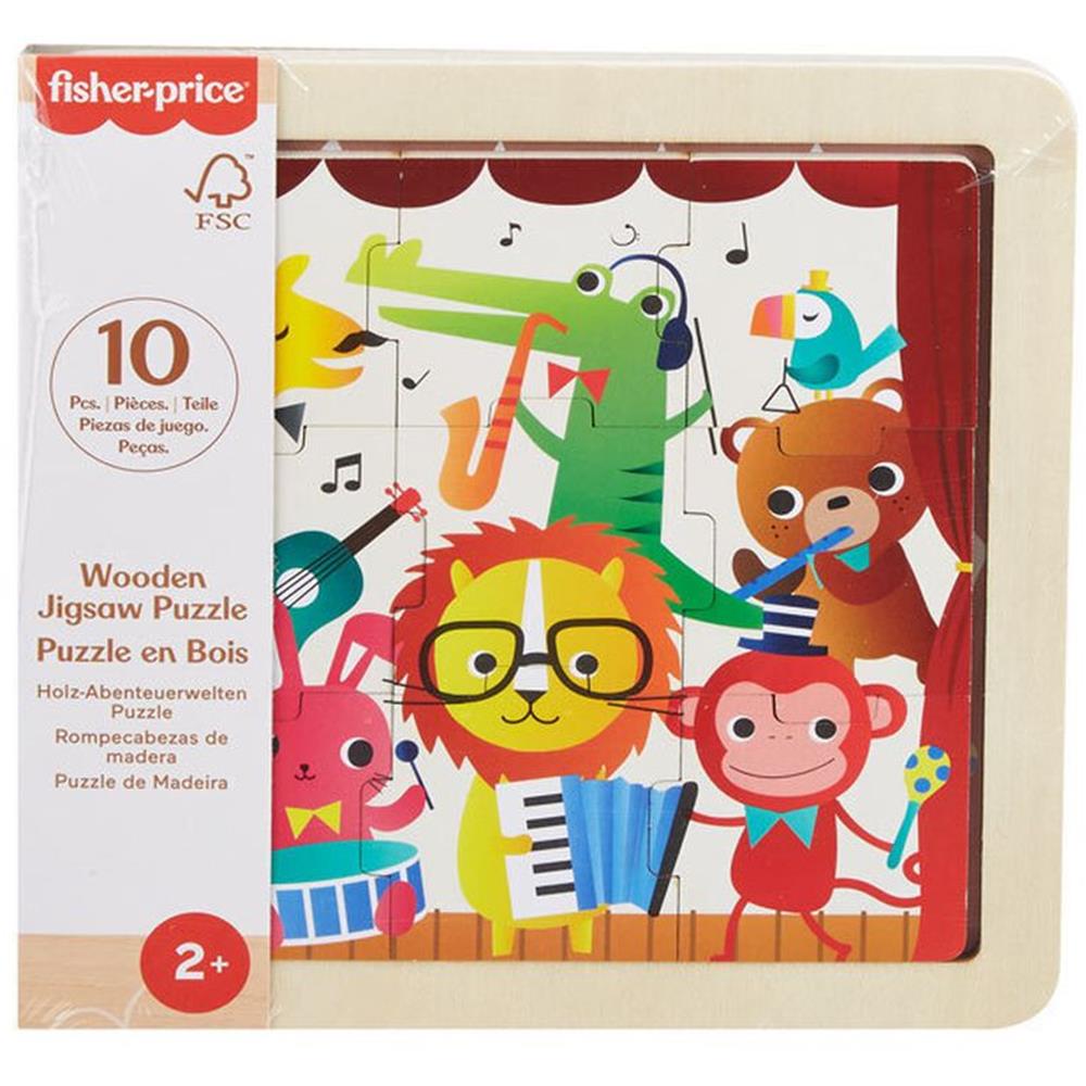 Fisher-Price: Wooden Jigsaw Puzzle - Jungle (HXV18) Fisher-Price: Wooden Jigsaw Puzzle - Jungle (HXV18)
