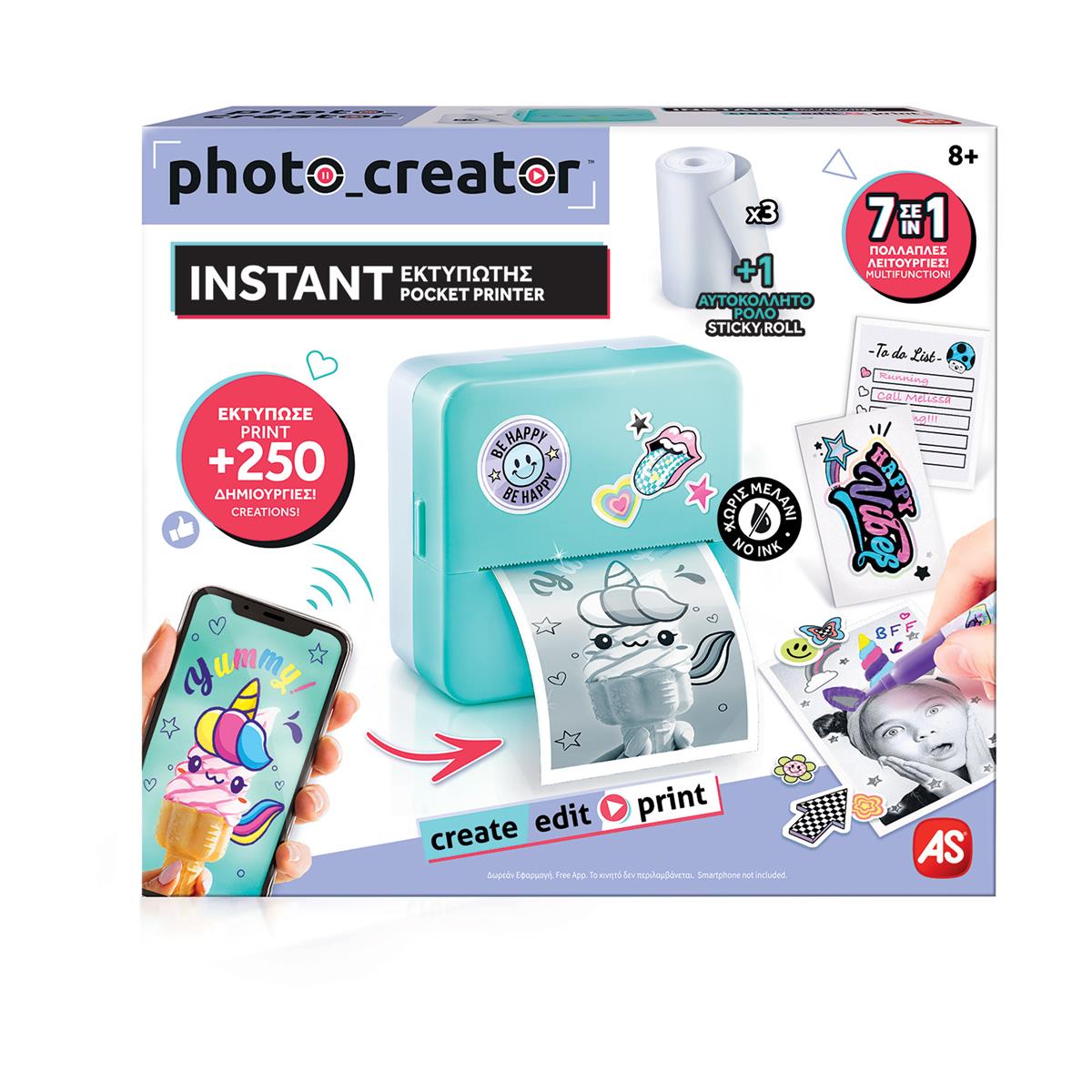 AS Photo Creator - Instant Pocket Printer (1863-70607) AS Photo Creator - Instant Pocket Printer (1863-70607)