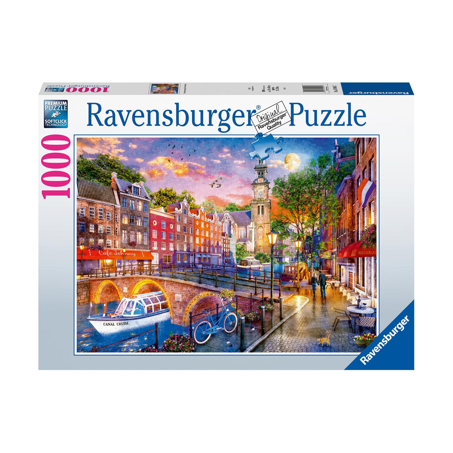 Ravensburger Puzzle: Sunset over Amsterdam (1000pcs) (12000884) Ravensburger Puzzle: Sunset over Amsterdam (1000pcs) (12000884)