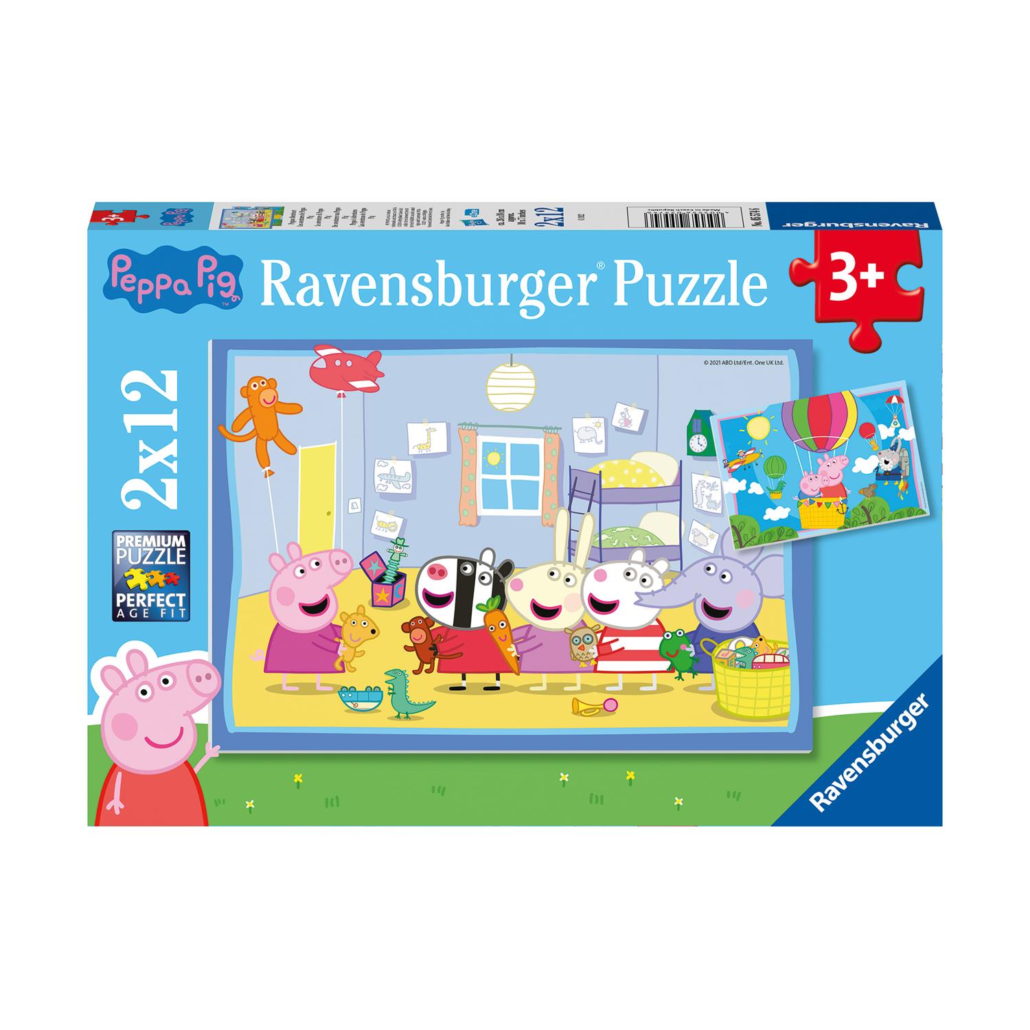 Ravensburger Puzzle: Peppa Pig - Peppa's Adventures (2x12pcs) (5574) Ravensburger Puzzle: Peppa Pig - Peppa's Adventures (2x12pcs) (5574)