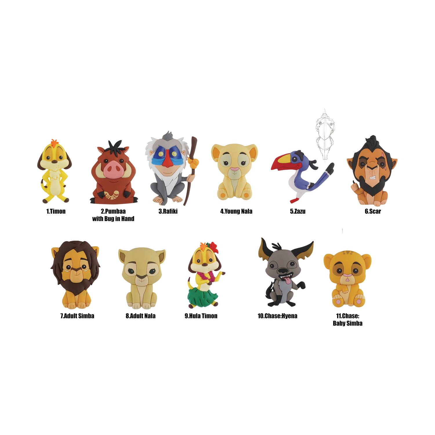 Monogram Disney: The Lion King (Series23) (Blind Bag/Random) 3D Foam Bag Clips Figures (85220) Monogram Disney: The Lion King (Series23) (Blind Bag/Random) 3D Foam Bag Clips Figures (85220)