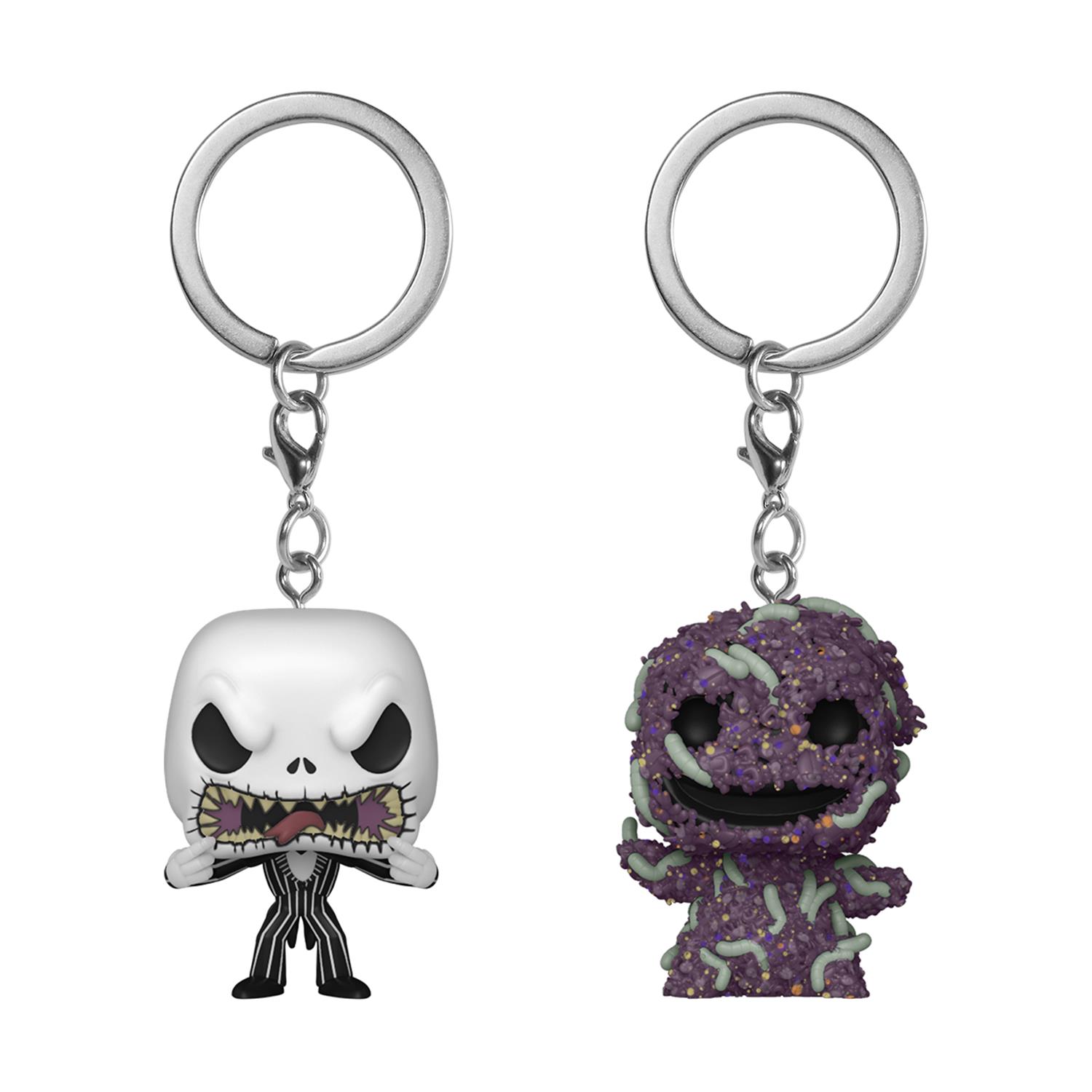 Funko 2-Pack Pocket Pop!: The Night Before Christmas - Jack Skellington & Oogie Boogie Vinyl Figure Keychains Funko 2-Pack Pocket Pop!: The Night Before Christmas - Jack Skellington & Oogie Boogie Vinyl Figure Keychains