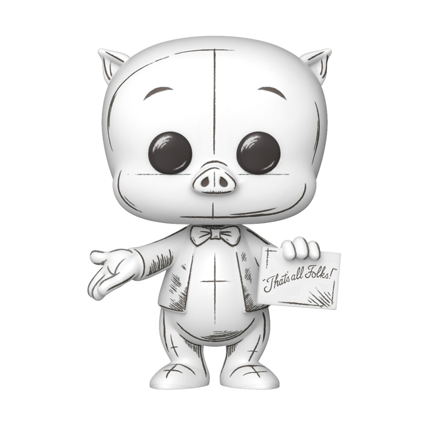 Funko Pop! Animation: Looney Tunes - Porky Pig #2012 Vinyl Figure Funko Pop! Animation: Looney Tunes - Porky Pig #2012 Vinyl Figure