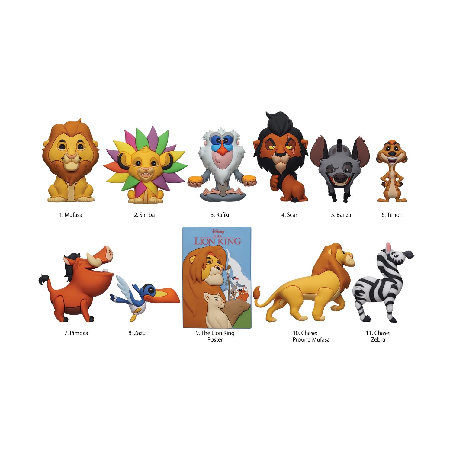 Monogram Disney: Lion King (Blind Bag/Random) 3D Foam Bag Clips Figures (85665) Monogram Disney: Lion King (Blind Bag/Random) 3D Foam Bag Clips Figures (85665)