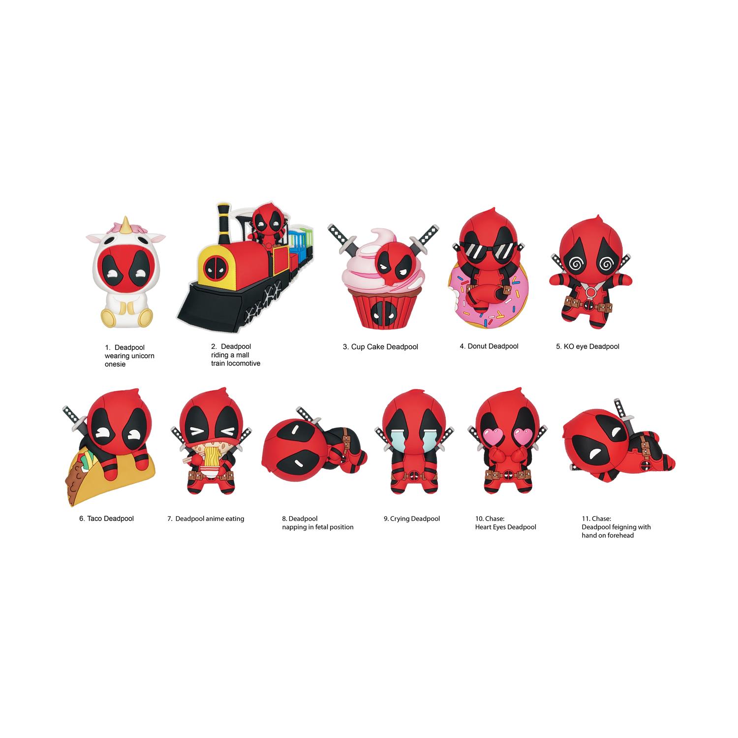 Monogram Marvel: Deadpool (Series4) (Blind Bag/Random) 3D Foam Bag Clips Figures (68605) Monogram Marvel: Deadpool (Series4) (Blind Bag/Random) 3D Foam Bag Clips Figures (68605)