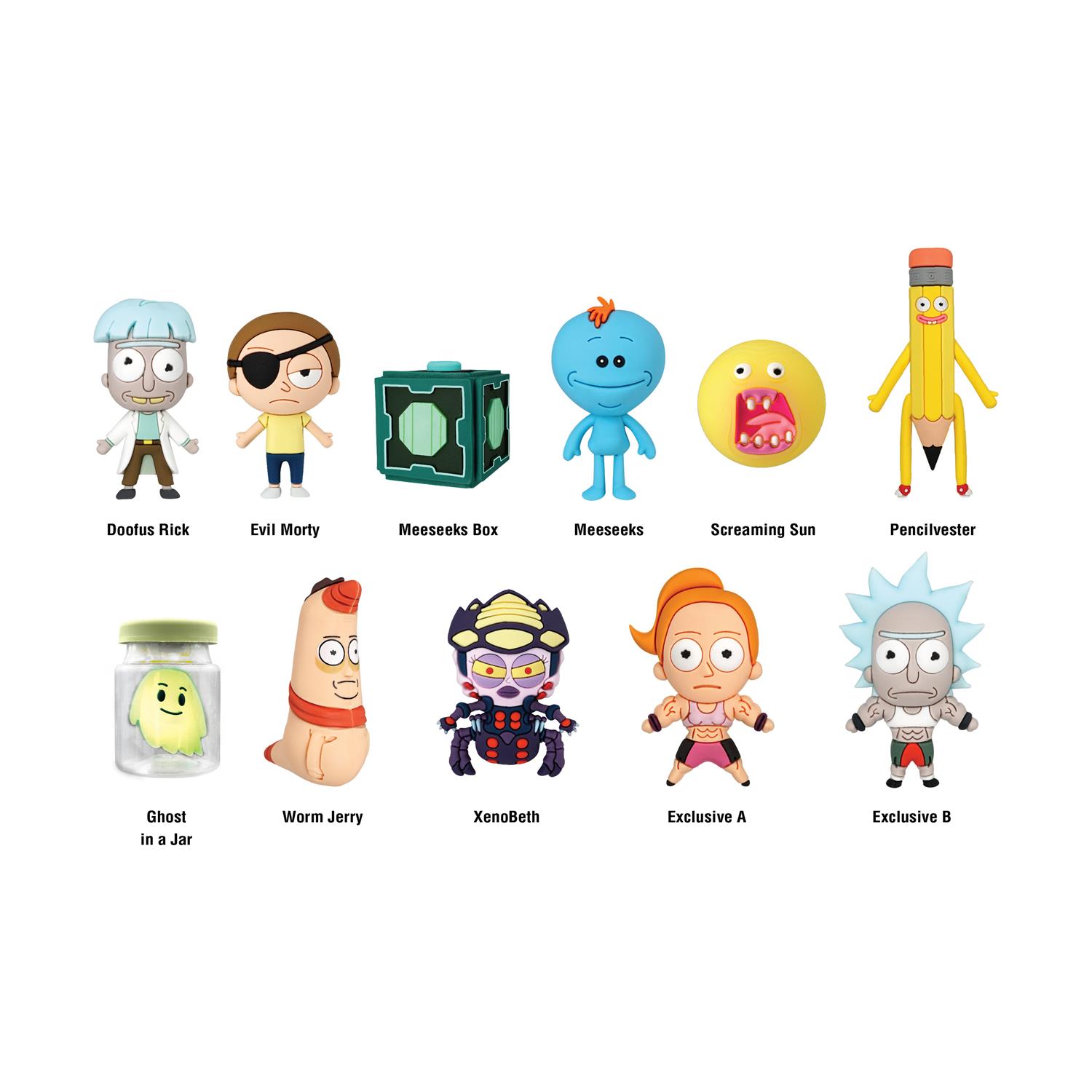 Monogram: Rick and Morty (Series2) (Blind Bag/Random) 3D Foam Bag Clips Figures (74030) Monogram: Rick and Morty (Series2) (Blind Bag/Random) 3D Foam Bag Clips Figures (74030)