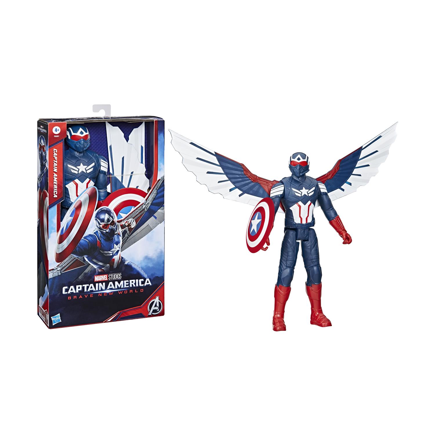 Hasbro Marvel Captain America: Brave New World - Titan Heroes Captain America Deluxe Titan Figure (F9301) Hasbro Marvel Captain America: Brave New World - Titan Heroes Captain America Deluxe Titan Figure (F9301)