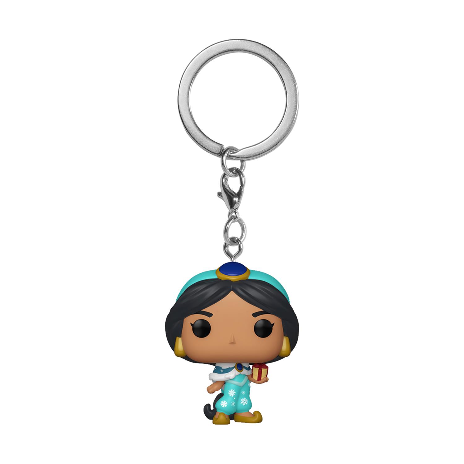 Funko Pocket Pop! Disney: Princess Holiday - Jasmine Vinyl Figure Keychain Funko Pocket Pop! Disney: Princess Holiday - Jasmine Vinyl Figure Keychain