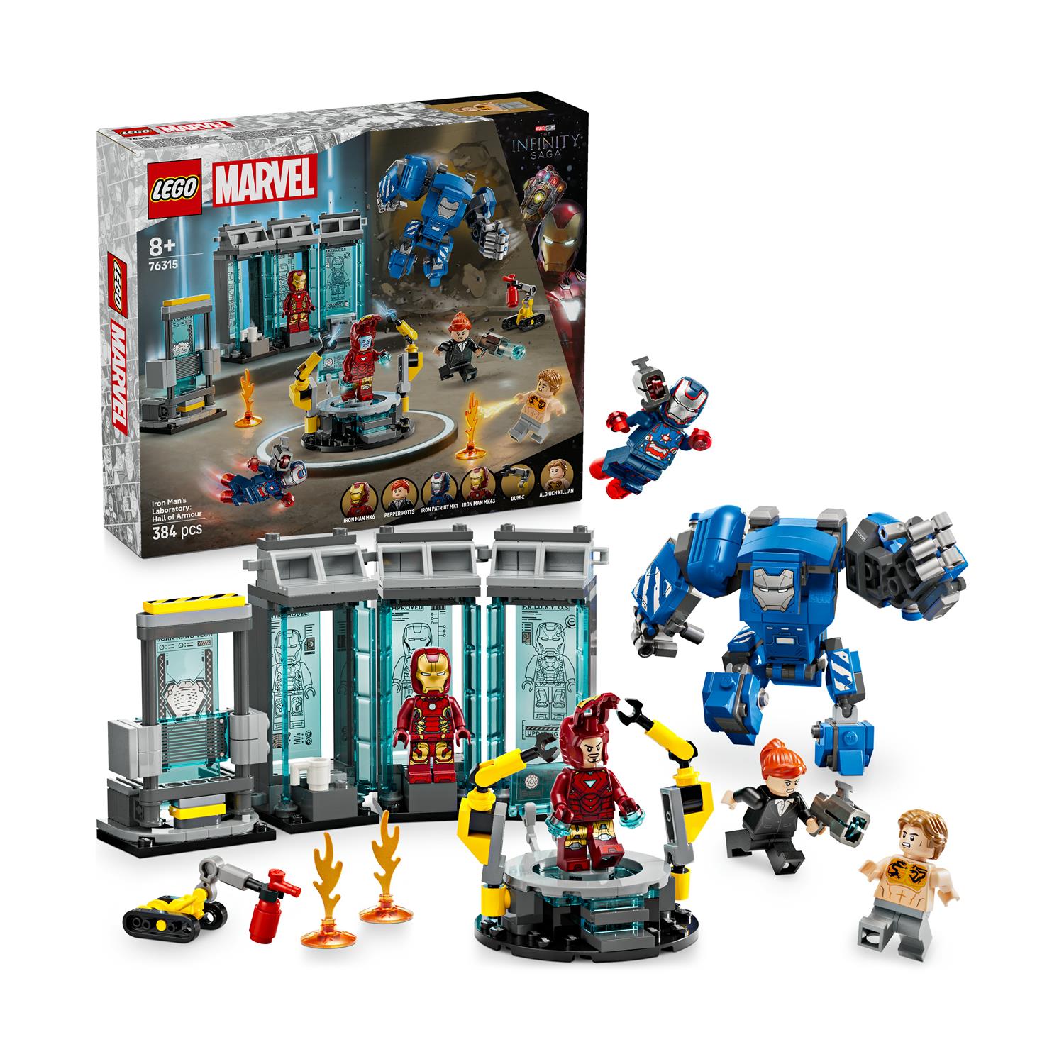 LEGO Marvel: Iron Man’s Laboratory - Hall of Armor (76315) LEGO Marvel: Iron Man’s Laboratory - Hall of Armor (76315)