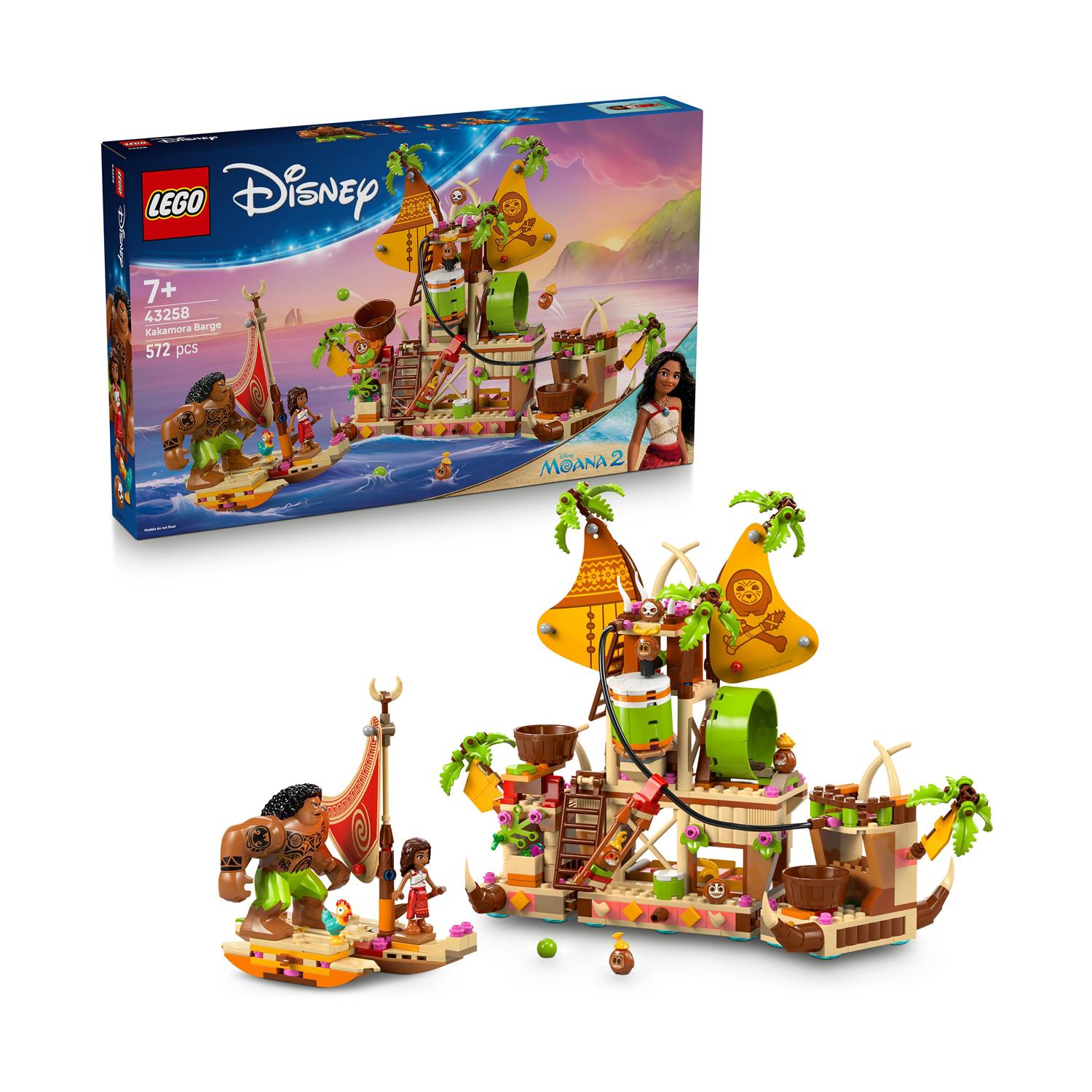 LEGO Disney Princess: Moana 2 Kakamora Barge (43258) LEGO Disney Princess: Moana 2 Kakamora Barge (43258)