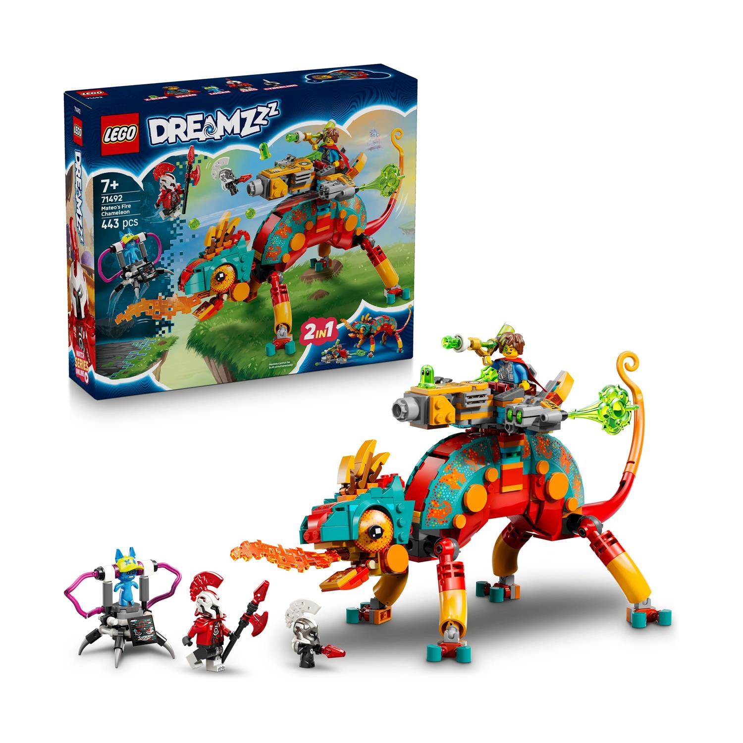 LEGO DREAMZzz: Mateo’s Fire Chameleon (71492) LEGO DREAMZzz: Mateo’s Fire Chameleon (71492)