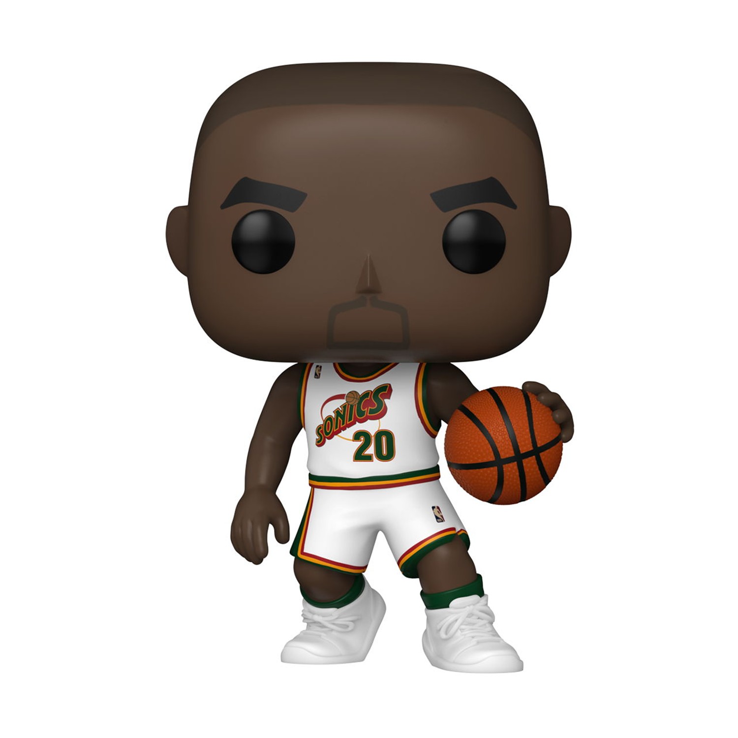 Funko Pop! Basketball: Seattle Sonics - Gary Payton (White Home Uniform) #223 Vinyl Figure Funko Pop! Basketball: Seattle Sonics - Gary Payton (White Home Uniform) #223 Vinyl Figure