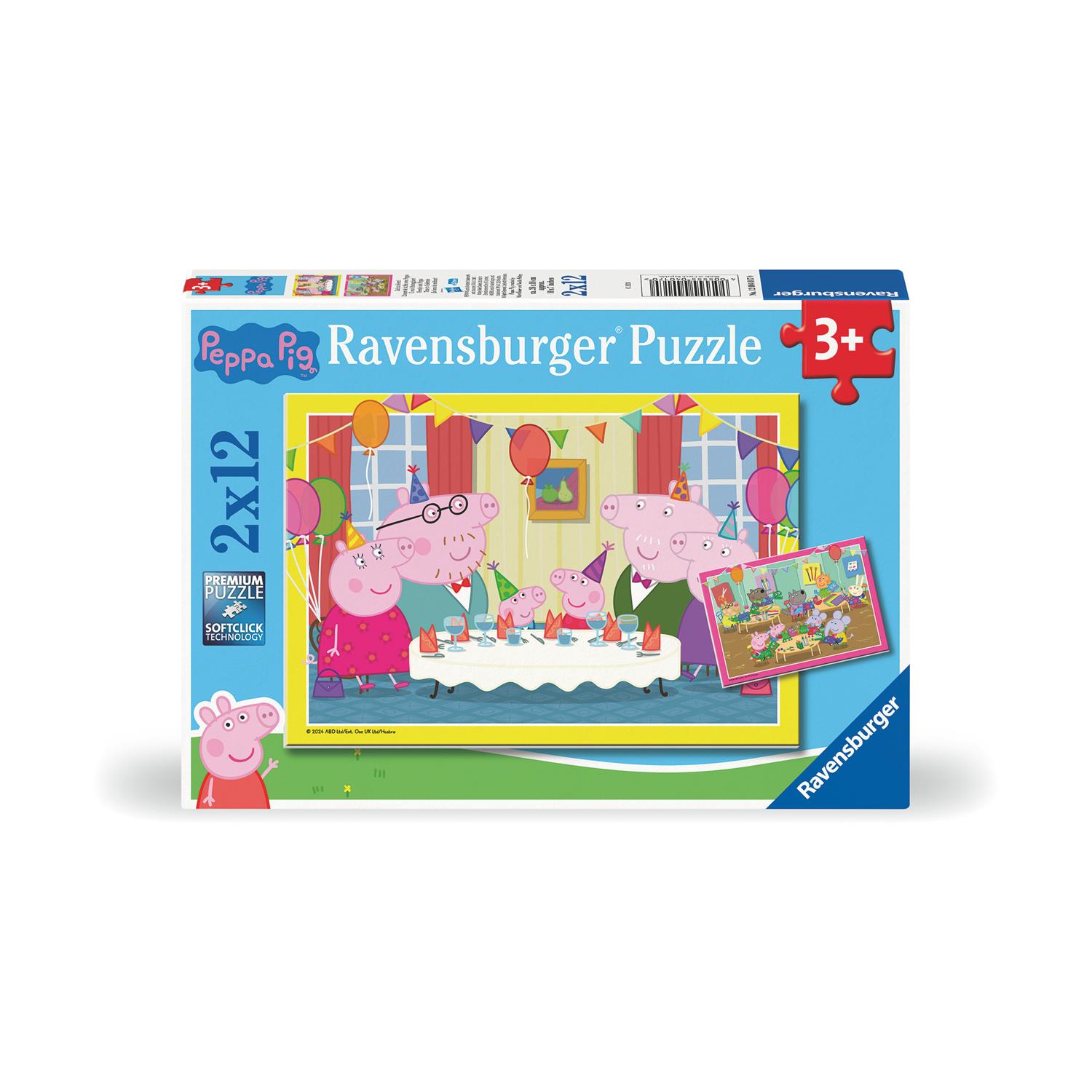 Ravensburger Puzzle: Peppa Pig - Time To Celebrate (2x12 pcs) (12004017) Ravensburger Puzzle: Peppa Pig - Time To Celebrate (2x12 pcs) (12004017)