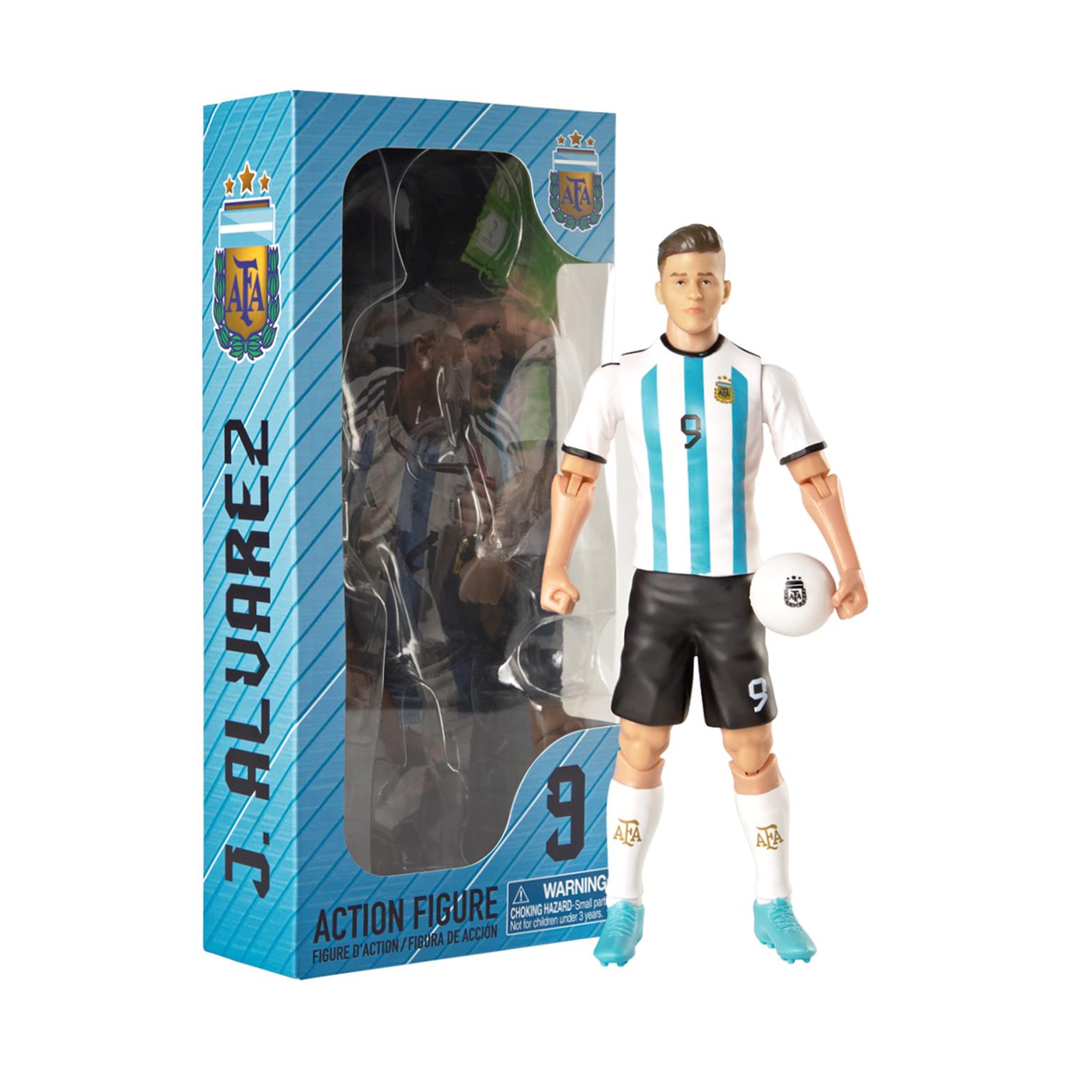 Banbo Toys: Argentina Sockers - Julian Alvarez Action Figure (20cm) (83736) Banbo Toys: Argentina Sockers - Julian Alvarez Action Figure (20cm) (83736)