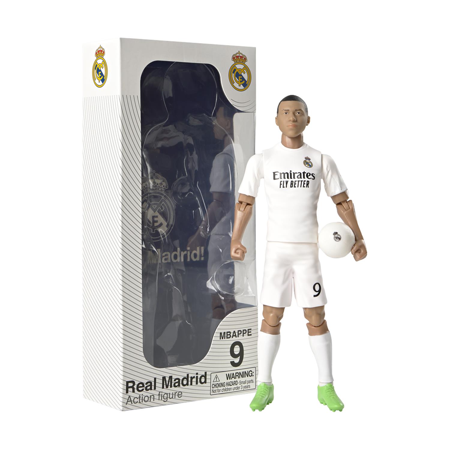 Banbo Toys: Real Madrid Sockers - Kylian Mbappe Action Figure (20cm) (83620) Banbo Toys: Real Madrid Sockers - Kylian Mbappe Action Figure (20cm) (83620)