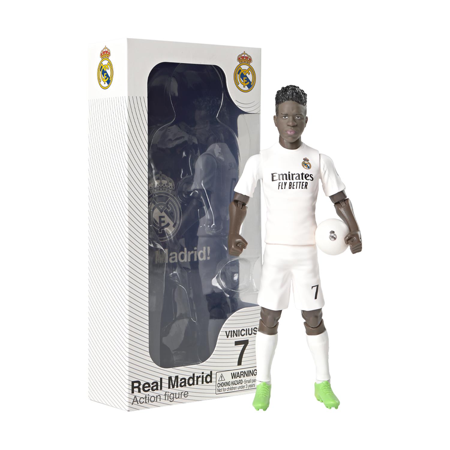 Banbo Toys: Real Madrid Sockers - Vinicius Junior Action Figure (20cm) (83606) Banbo Toys: Real Madrid Sockers - Vinicius Junior Action Figure (20cm) (83606)