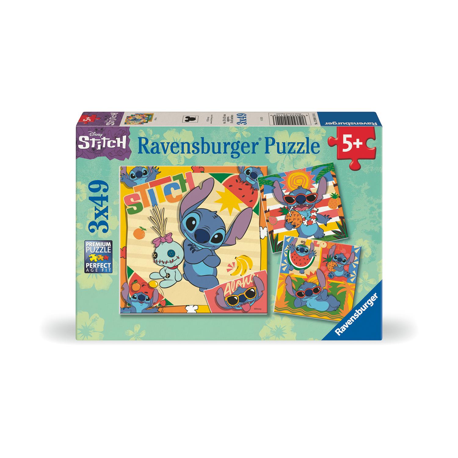 Ravensburger Disney Puzzle: Stitch - Aloha (3x49 pcs) (12004114) Ravensburger Disney Puzzle: Stitch - Aloha (3x49 pcs) (12004114)