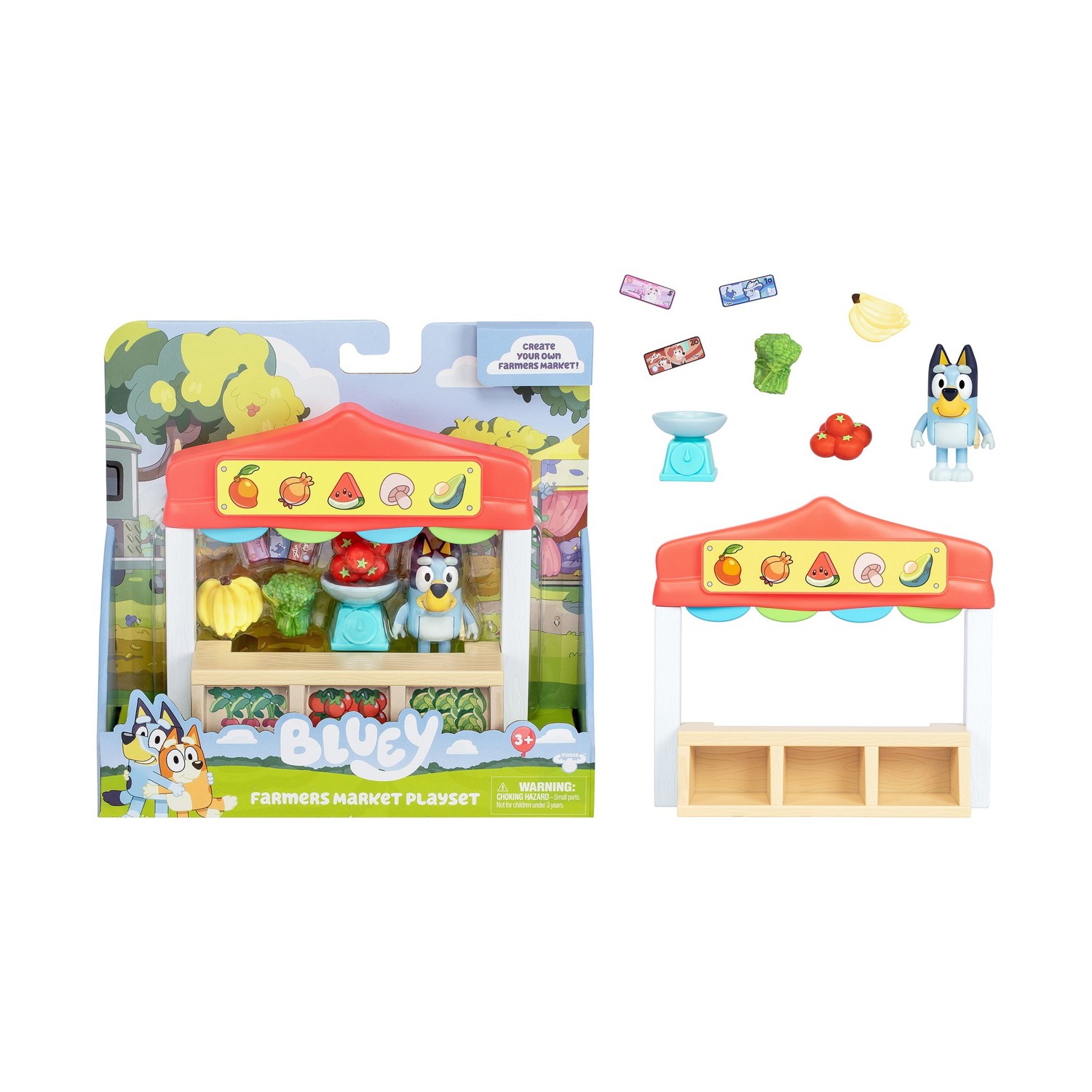 Giochi Preziosi Bluey: Farmers Market Playset (BLY70200) Giochi Preziosi Bluey: Farmers Market Playset (BLY70200)